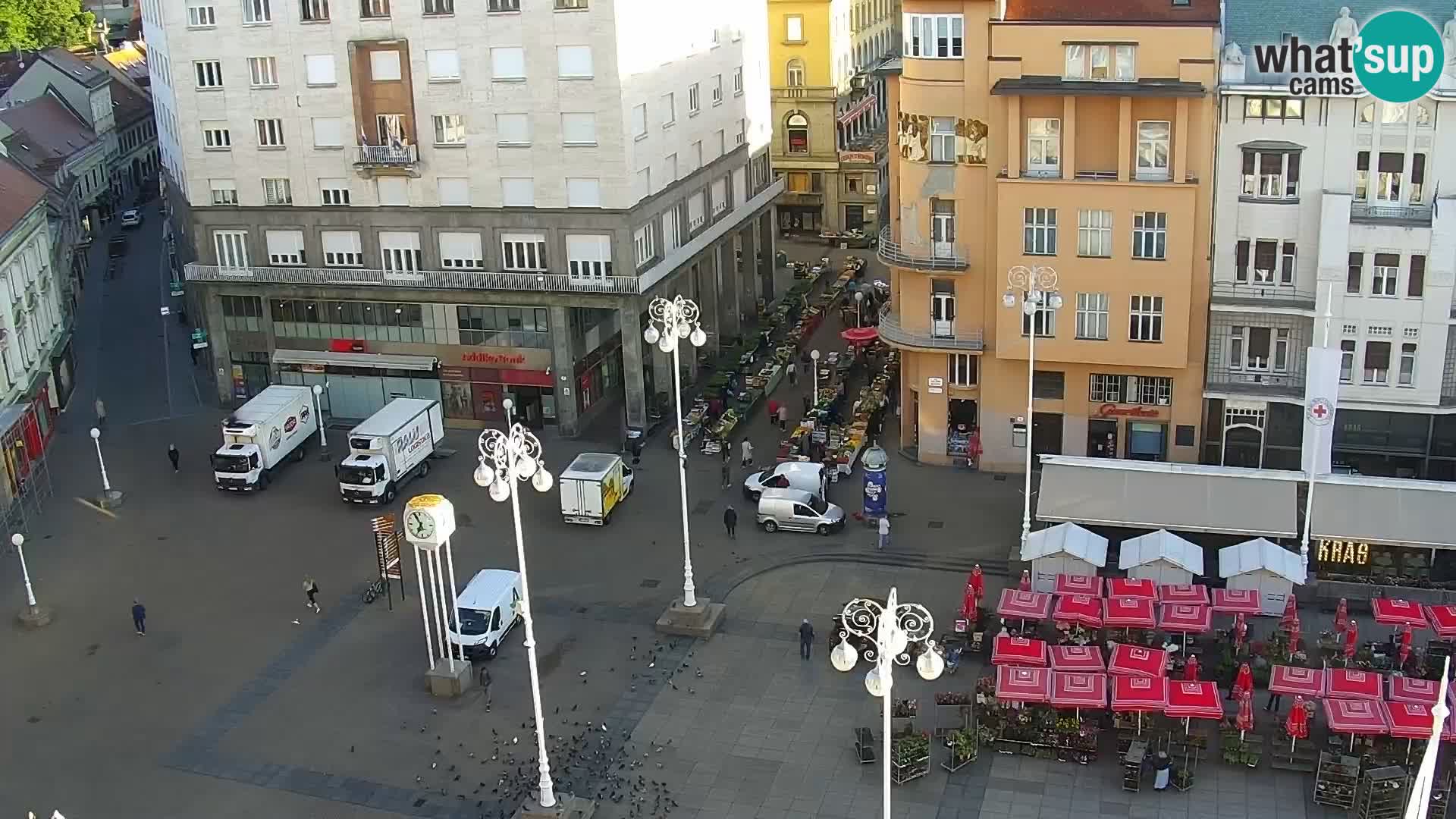 LIVE Webcam Zagreb Hotel Dubrovnik | Ban Jelačić square