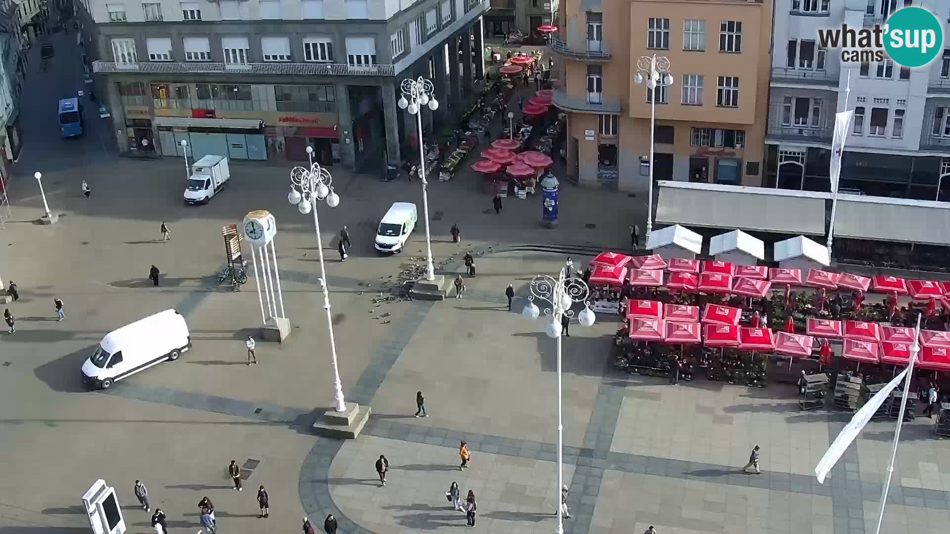 Plaza Ban Jelačić camera en vivo Zagreb – Hotel Dubrovnik