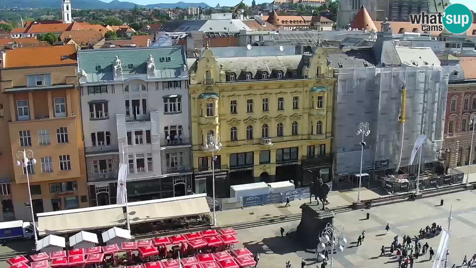 Piazza Ban Jelačić livecam Zagreb – Hotel Dubrovnik