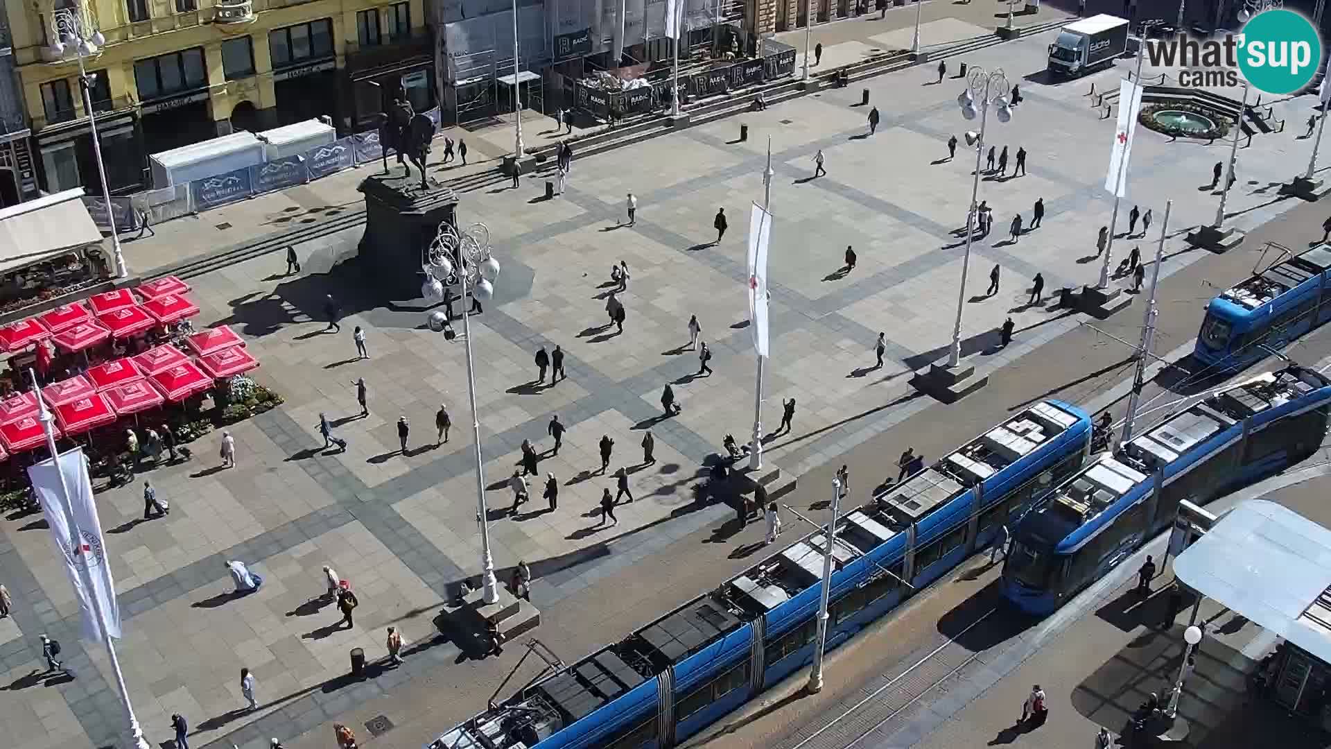 Plaza Ban Jelačić camera en vivo Zagreb – Hotel Dubrovnik