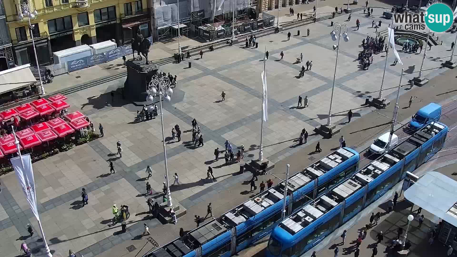 Piazza Ban Jelačić livecam Zagreb – Hotel Dubrovnik