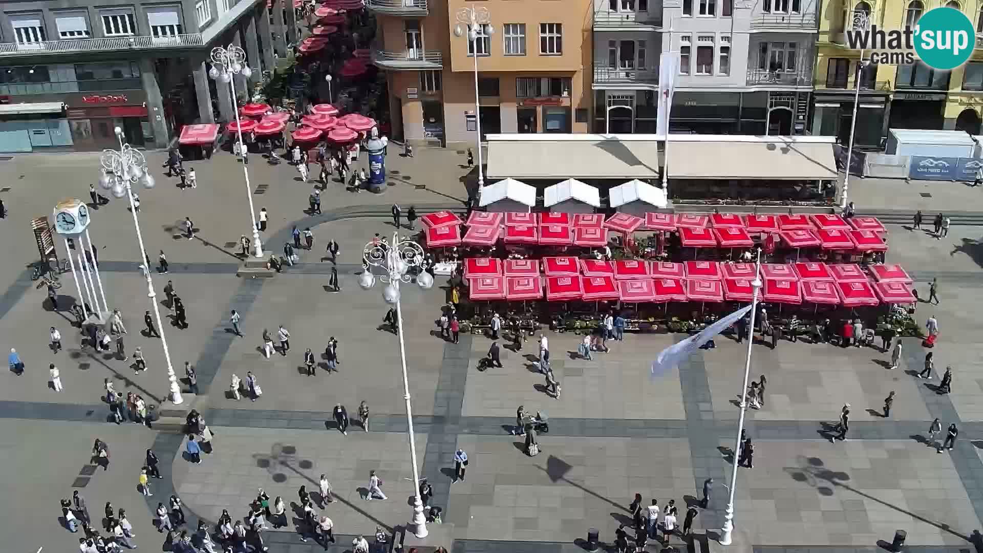 LIVE Webcam Zagreb Hotel Dubrovnik | Ban Jelačić square