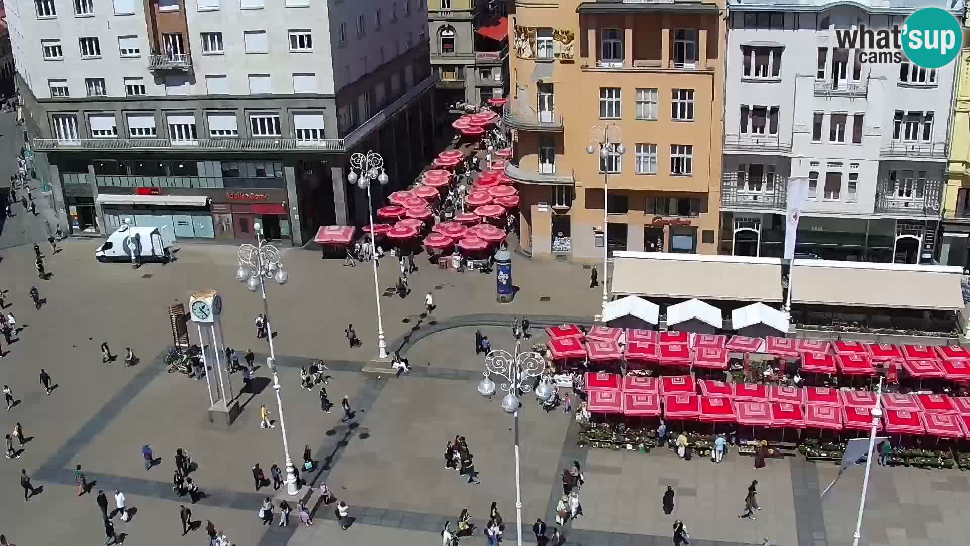 LIVE Webcam Zagreb Hotel Dubrovnik | Ban Jelačić square