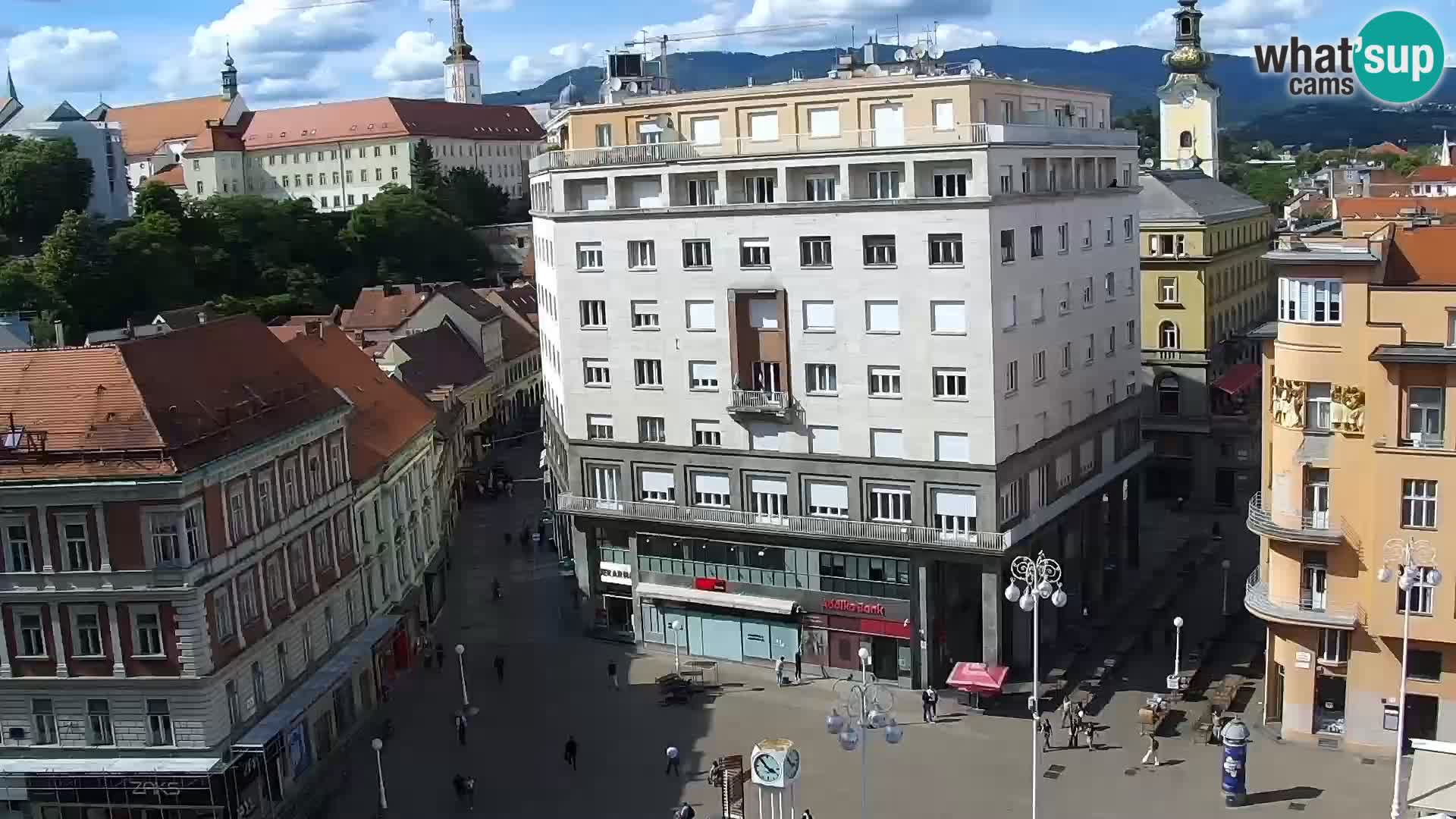 Piazza Ban Jelačić livecam Zagreb – Hotel Dubrovnik