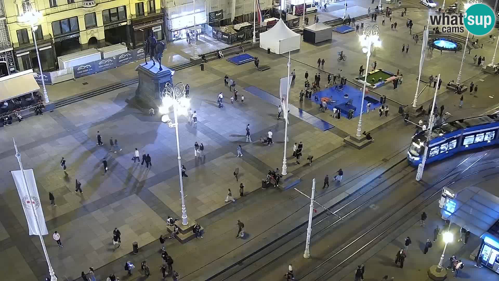 Piazza Ban Jelačić livecam Zagreb – Hotel Dubrovnik
