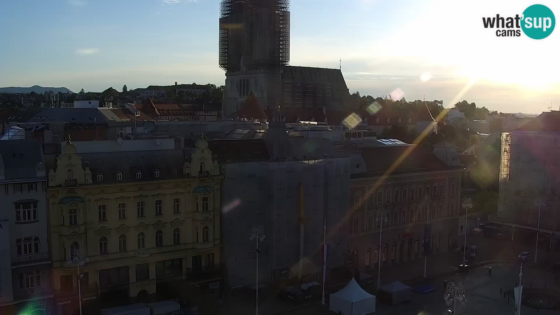 LIVE Webcam Zagreb Hotel Dubrovnik | Ban Jelačić square