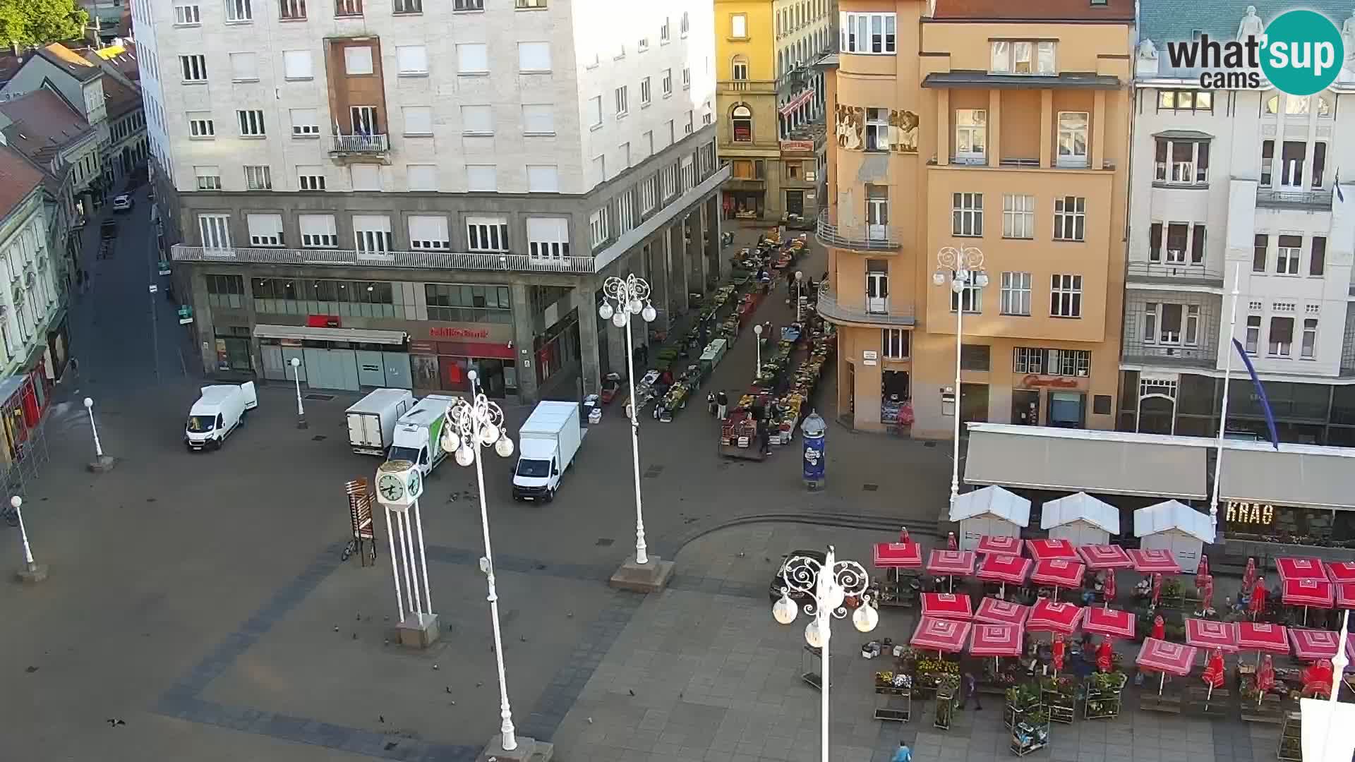 Ban Jelačić Platz  Live webcam Zagreb – Hotel Dubrovnik