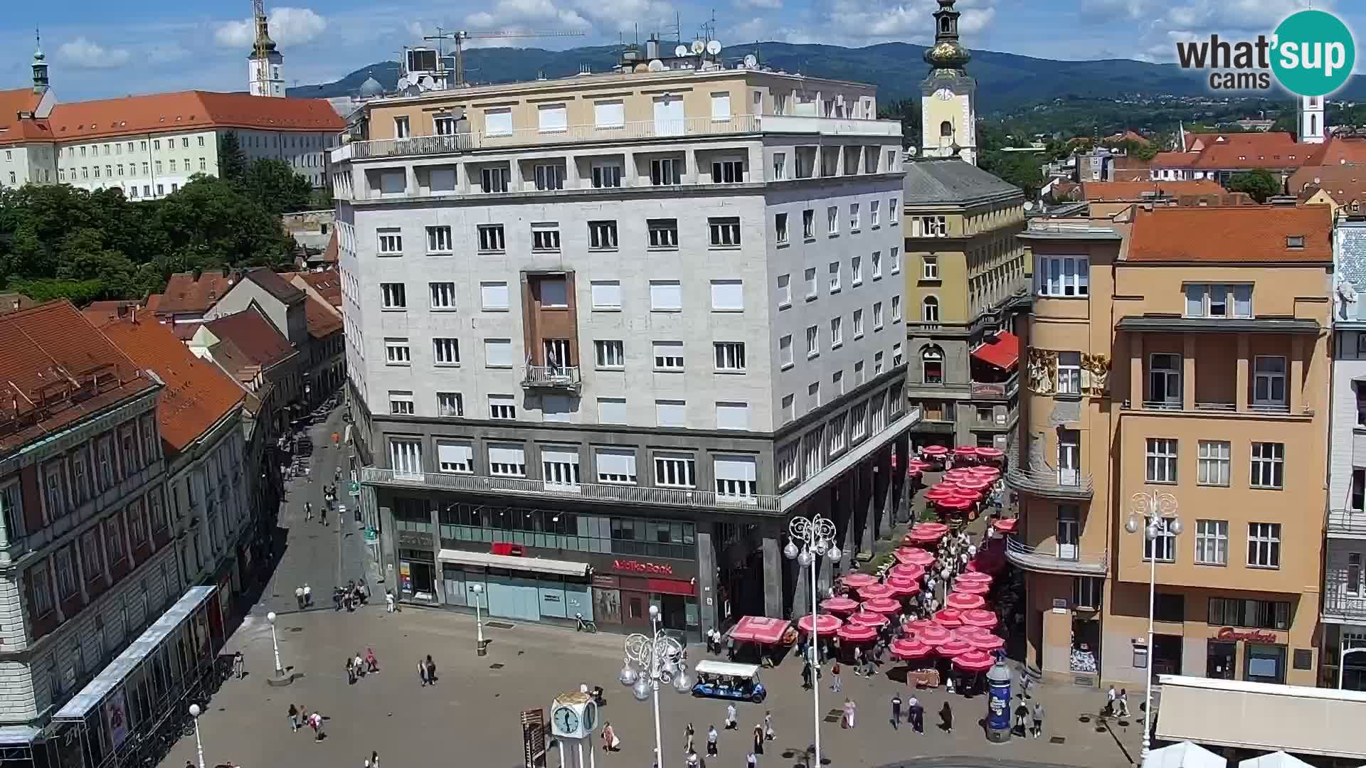 Ban Jelačić Platz  Live webcam Zagreb – Hotel Dubrovnik