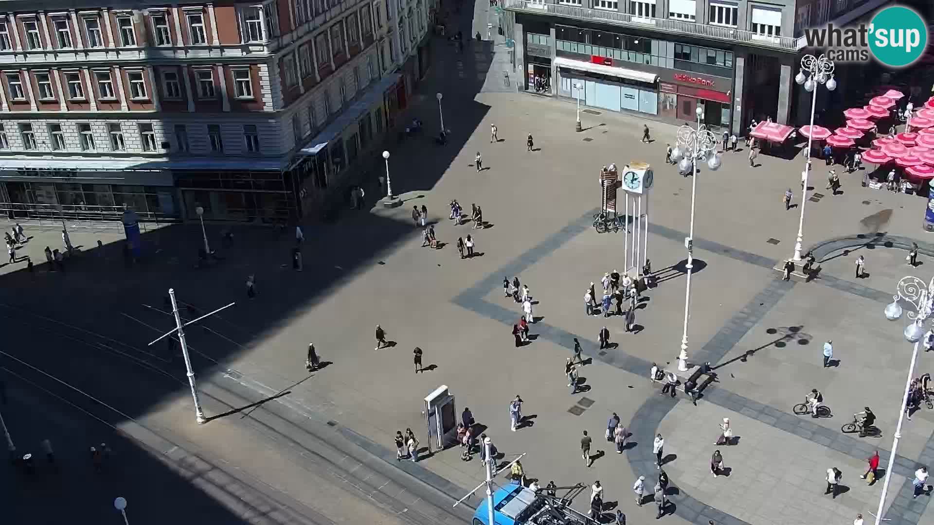 Ban Jelačić Platz  Live webcam Zagreb – Hotel Dubrovnik