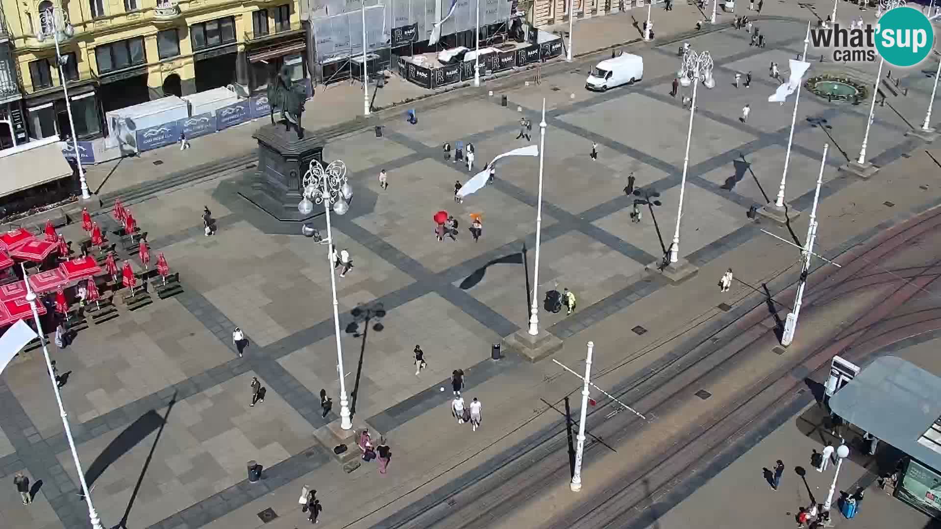 Ban Jelačić Platz  Live webcam Zagreb – Hotel Dubrovnik