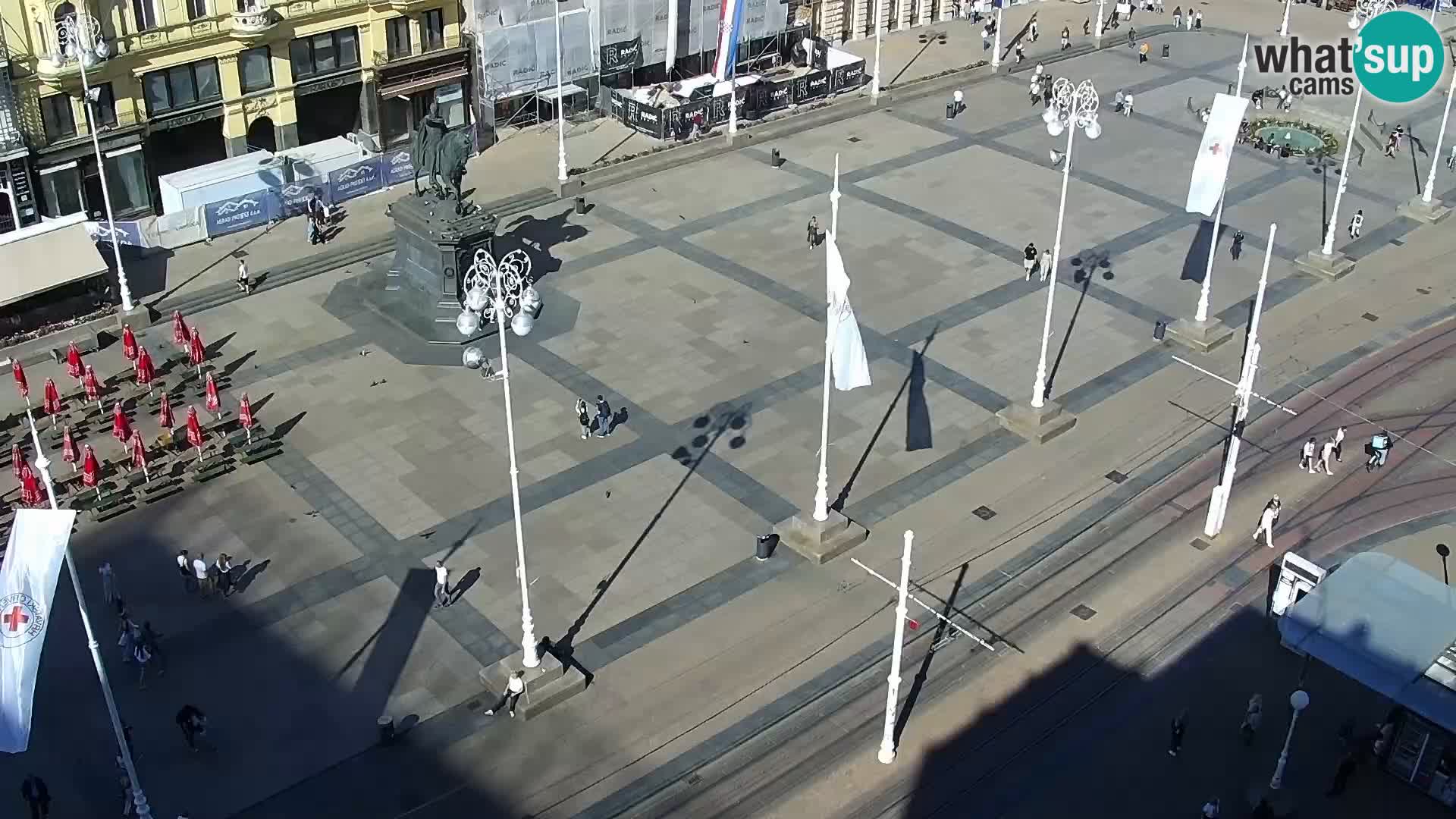 Piazza Ban Jelačić livecam Zagreb – Hotel Dubrovnik