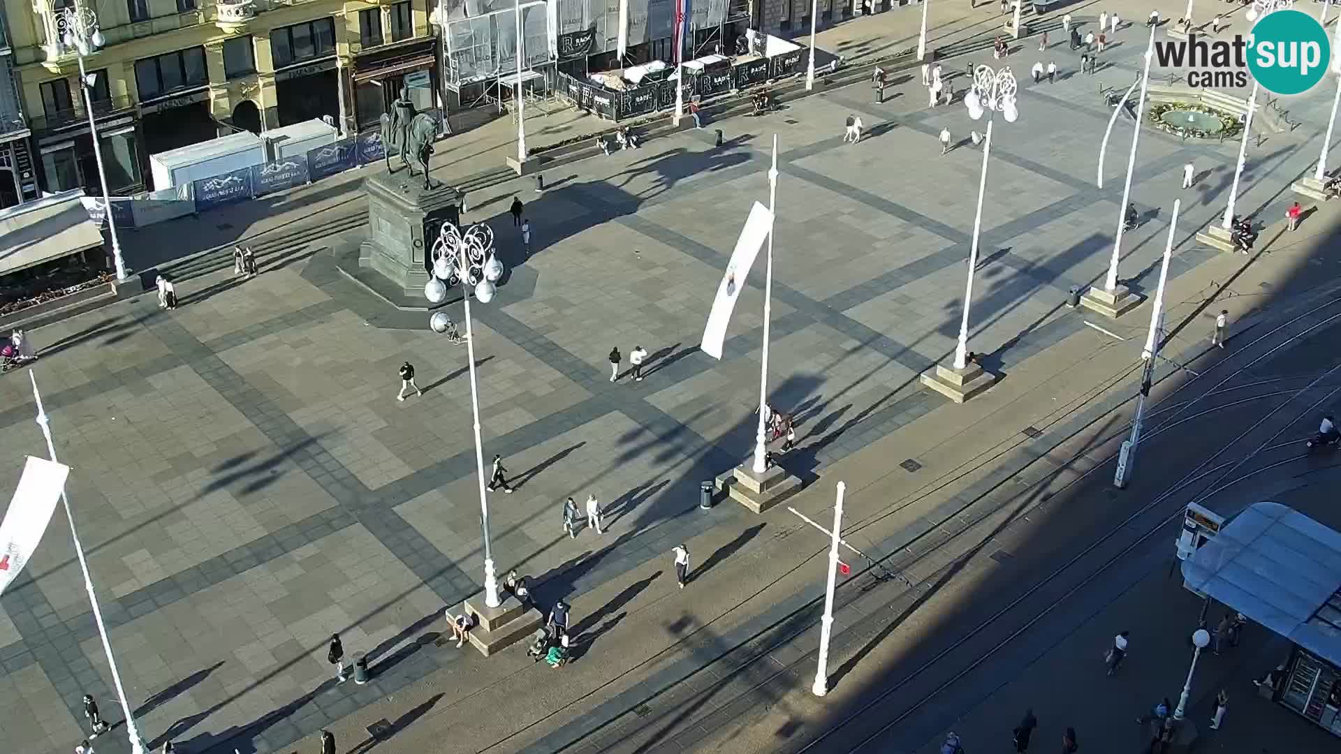 LIVE Webcam Zagreb Hotel Dubrovnik | Ban Jelačić square