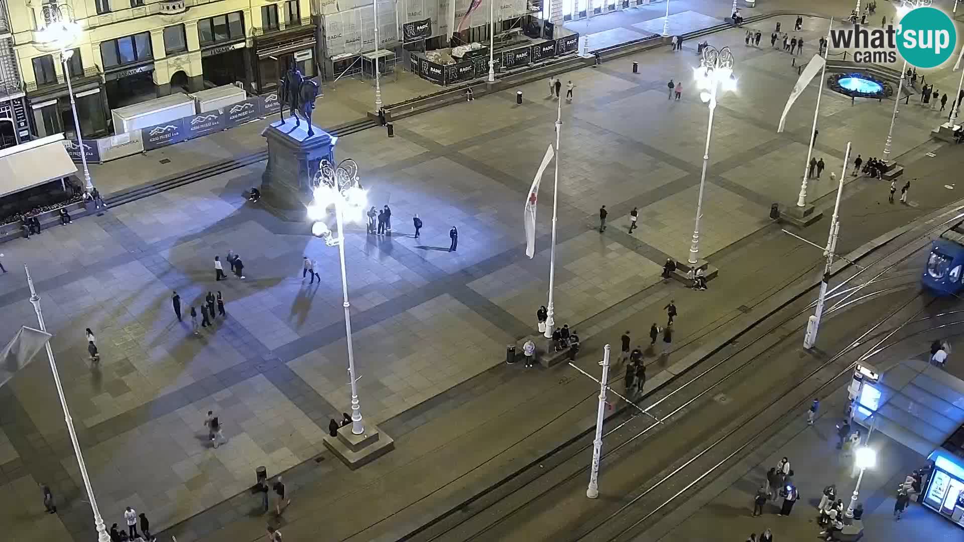 Plaza Ban Jelačić camera en vivo Zagreb – Hotel Dubrovnik