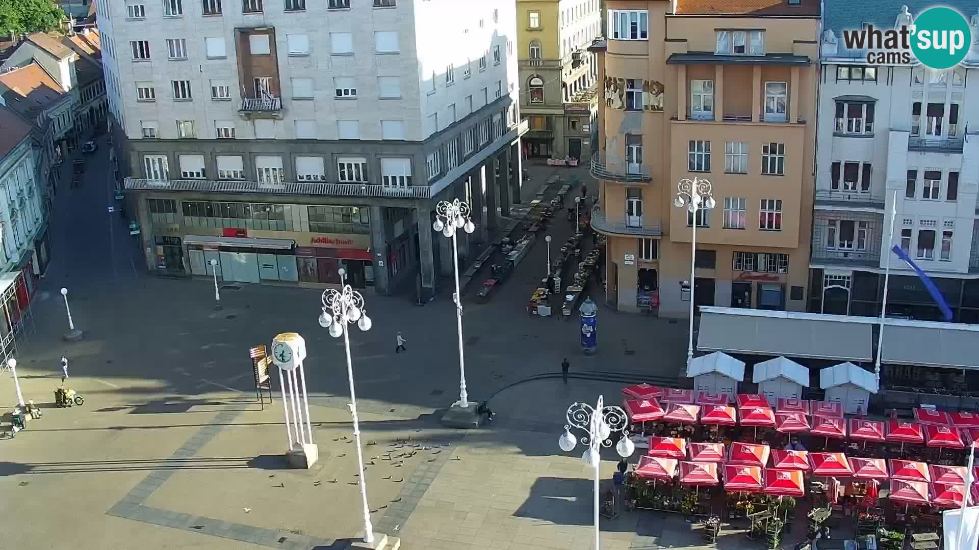 Ban Jelačić Platz  Live webcam Zagreb – Hotel Dubrovnik