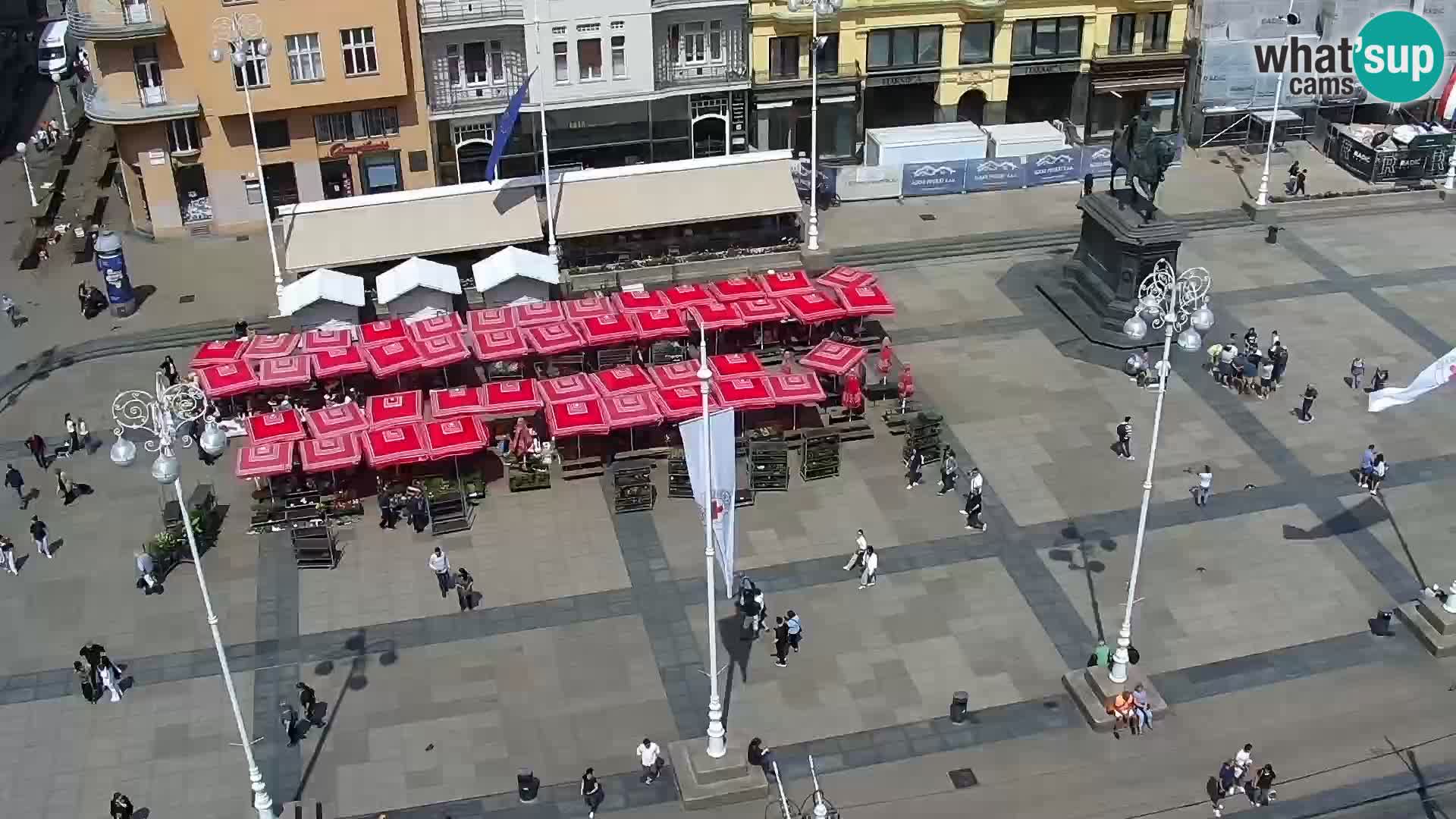 LIVE Webcam Zagreb Hotel Dubrovnik | Ban Jelačić square