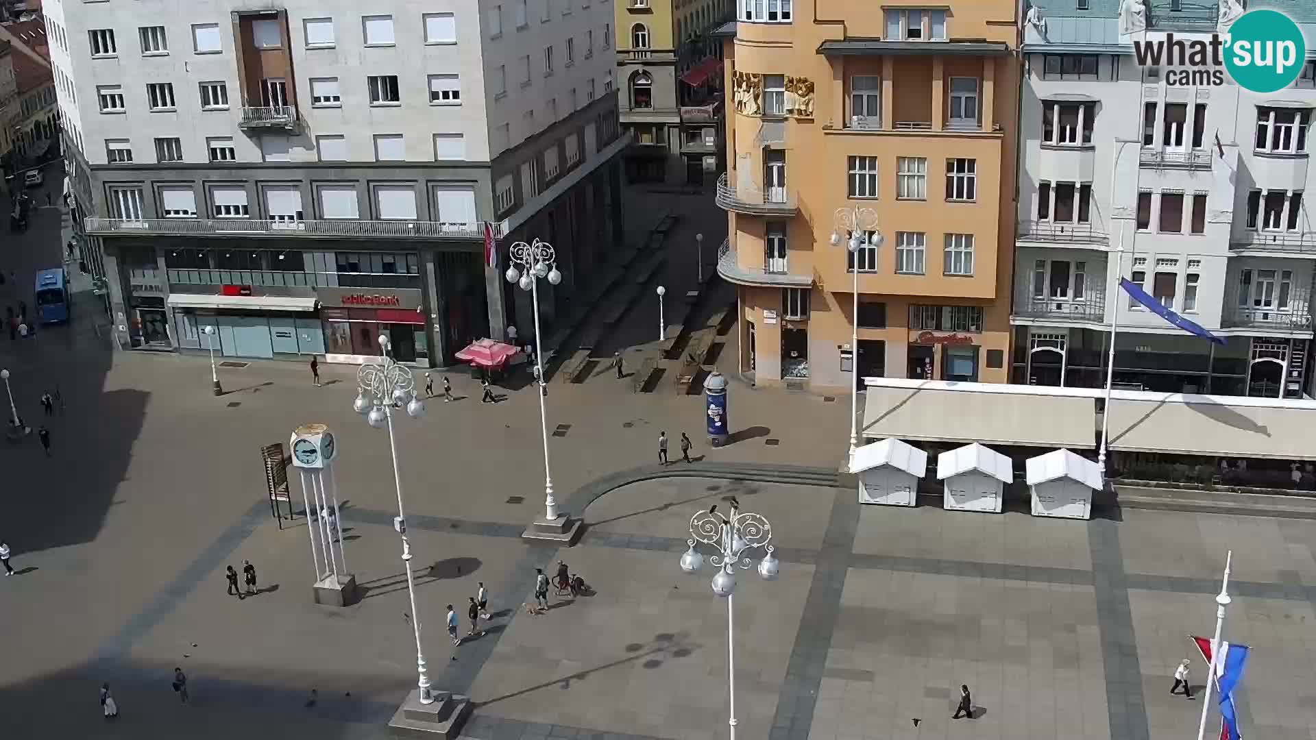 Ban Jelačić Platz  Live webcam Zagreb – Hotel Dubrovnik