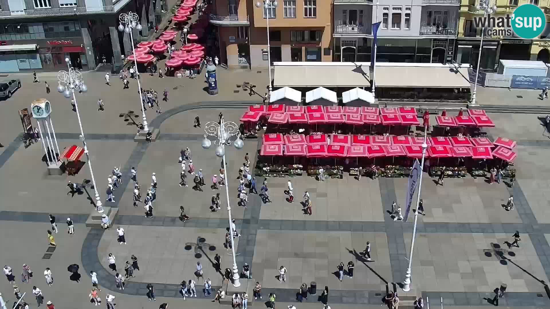 LIVE Webcam Zagreb Hotel Dubrovnik | Ban Jelačić square