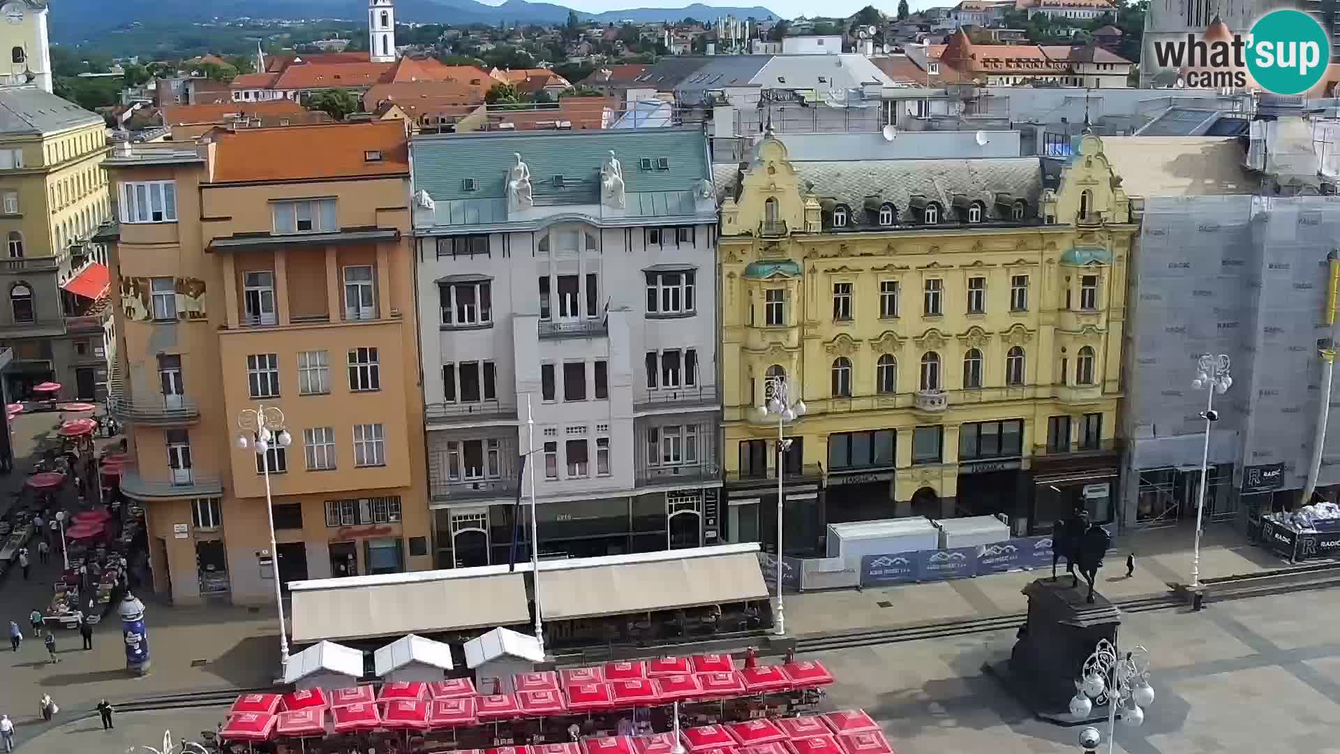 Trg Bana Jelačića web kamera Zagreb – Hotel Dubrovnik