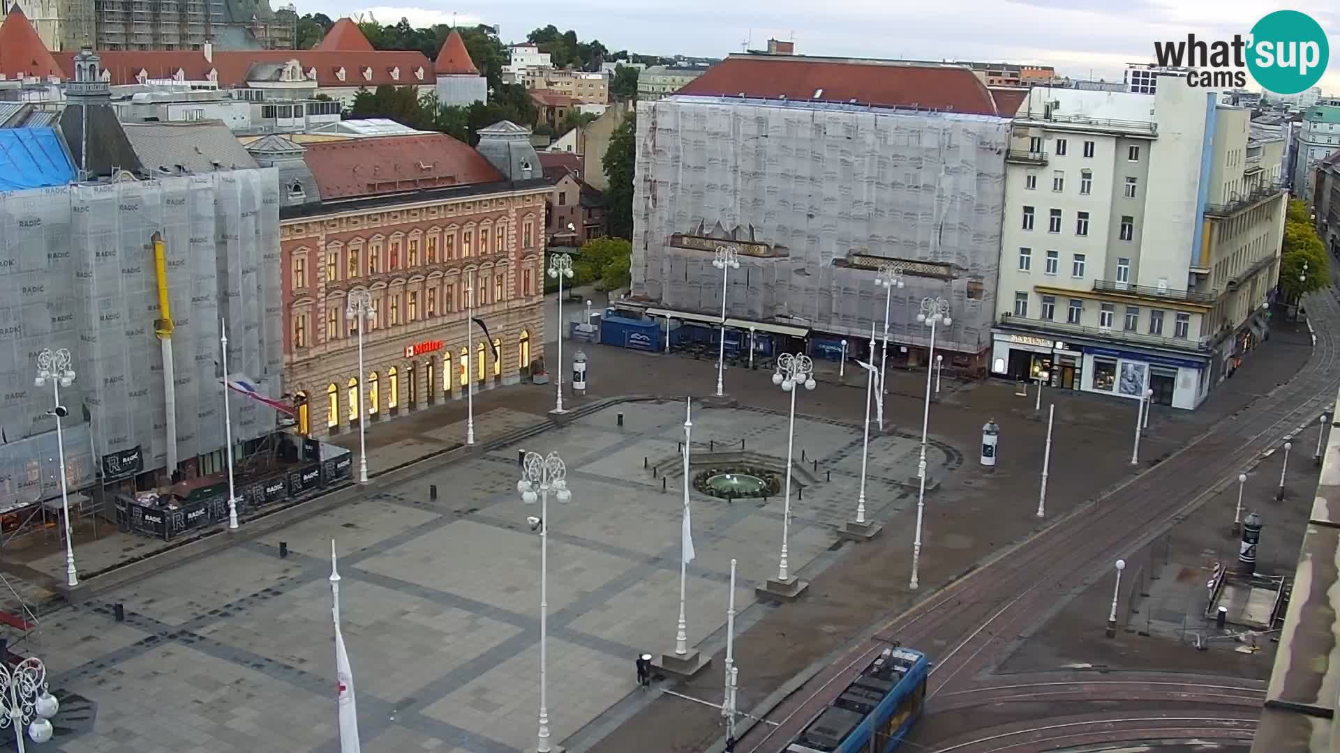Ban Jelačić live cam Zagreb – Hotel Dubrovnik