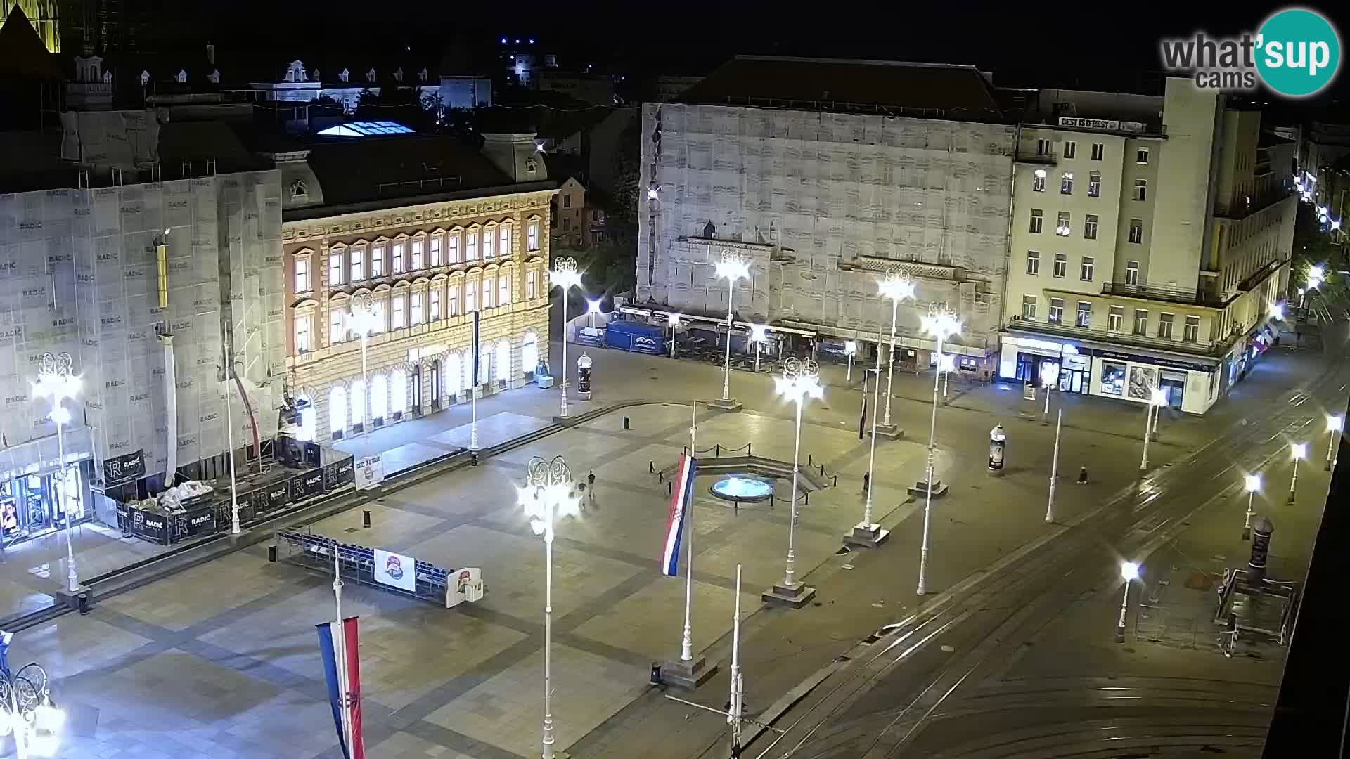 Piazza Ban Jelačić livecam Zagreb – Hotel Dubrovnik