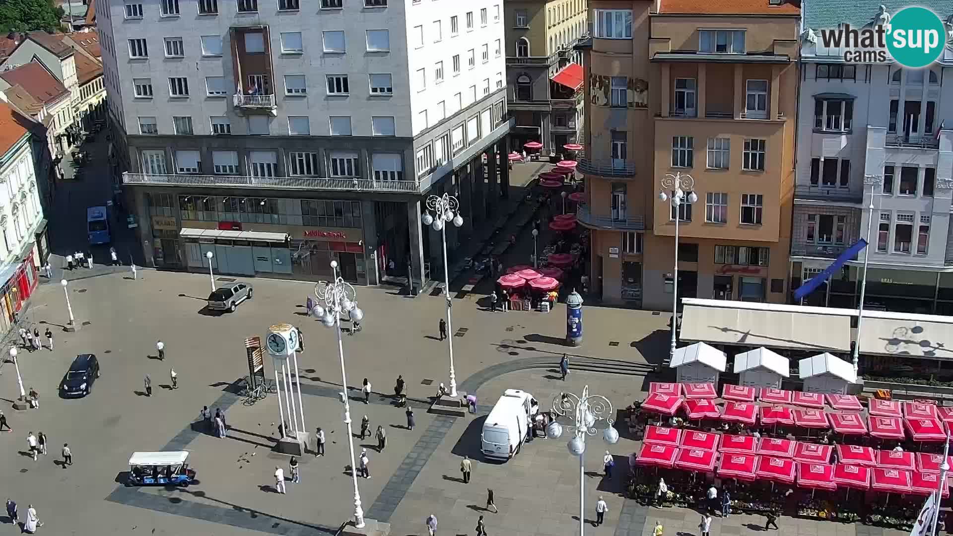 LIVE Webcam Zagreb Hotel Dubrovnik | Ban Jelačić square