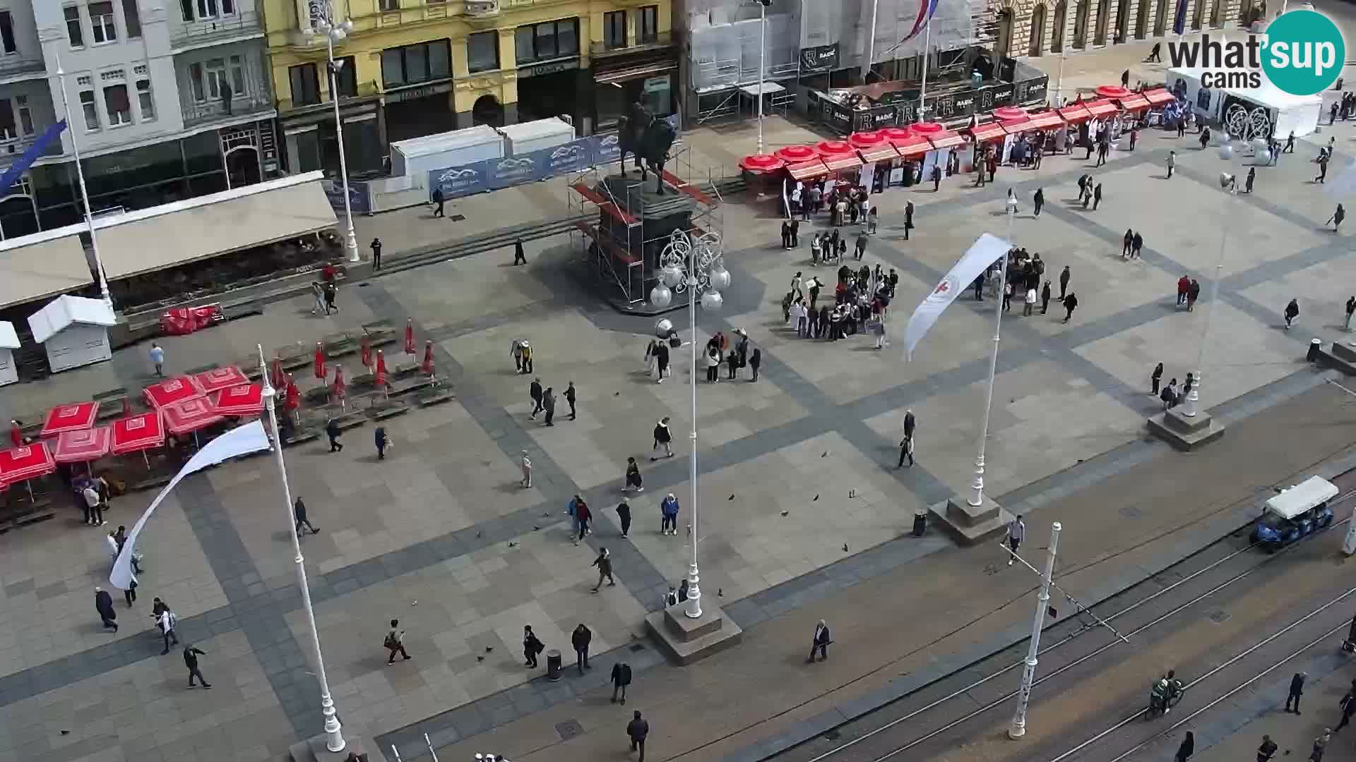 Ban Jelačić Platz  Live webcam Zagreb – Hotel Dubrovnik