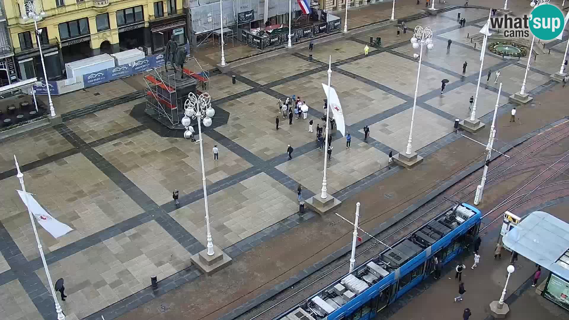 Ban Jelačić Platz  Live webcam Zagreb – Hotel Dubrovnik
