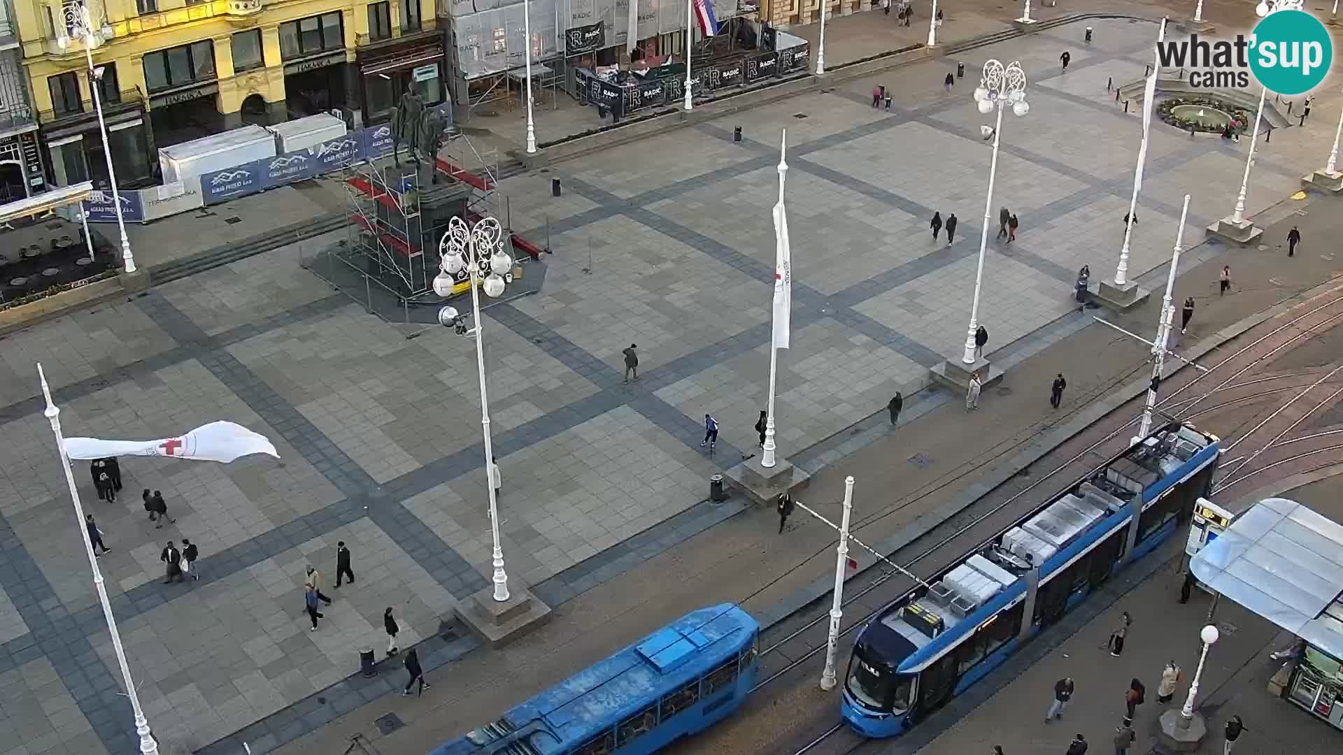 Ban Jelačić Platz  Live webcam Zagreb – Hotel Dubrovnik