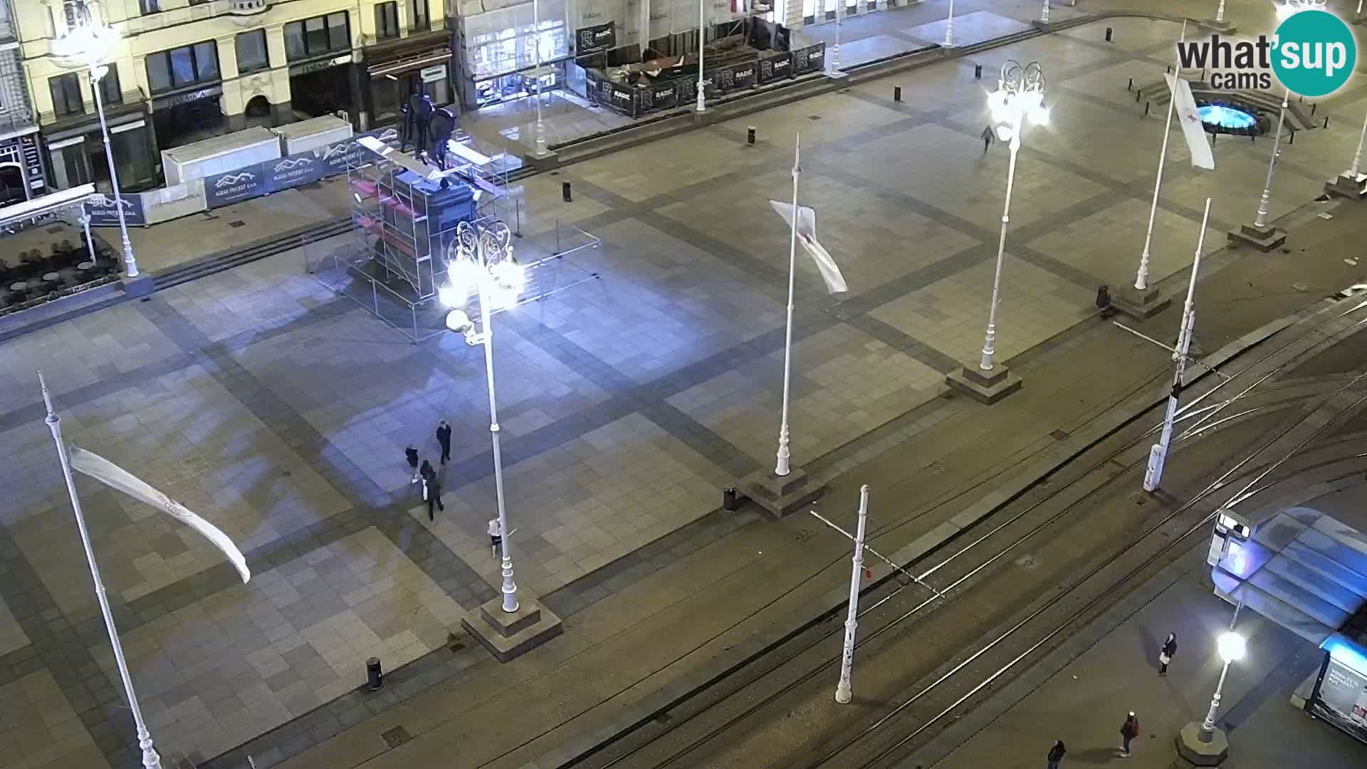 Piazza Ban Jelačić livecam Zagreb – Hotel Dubrovnik