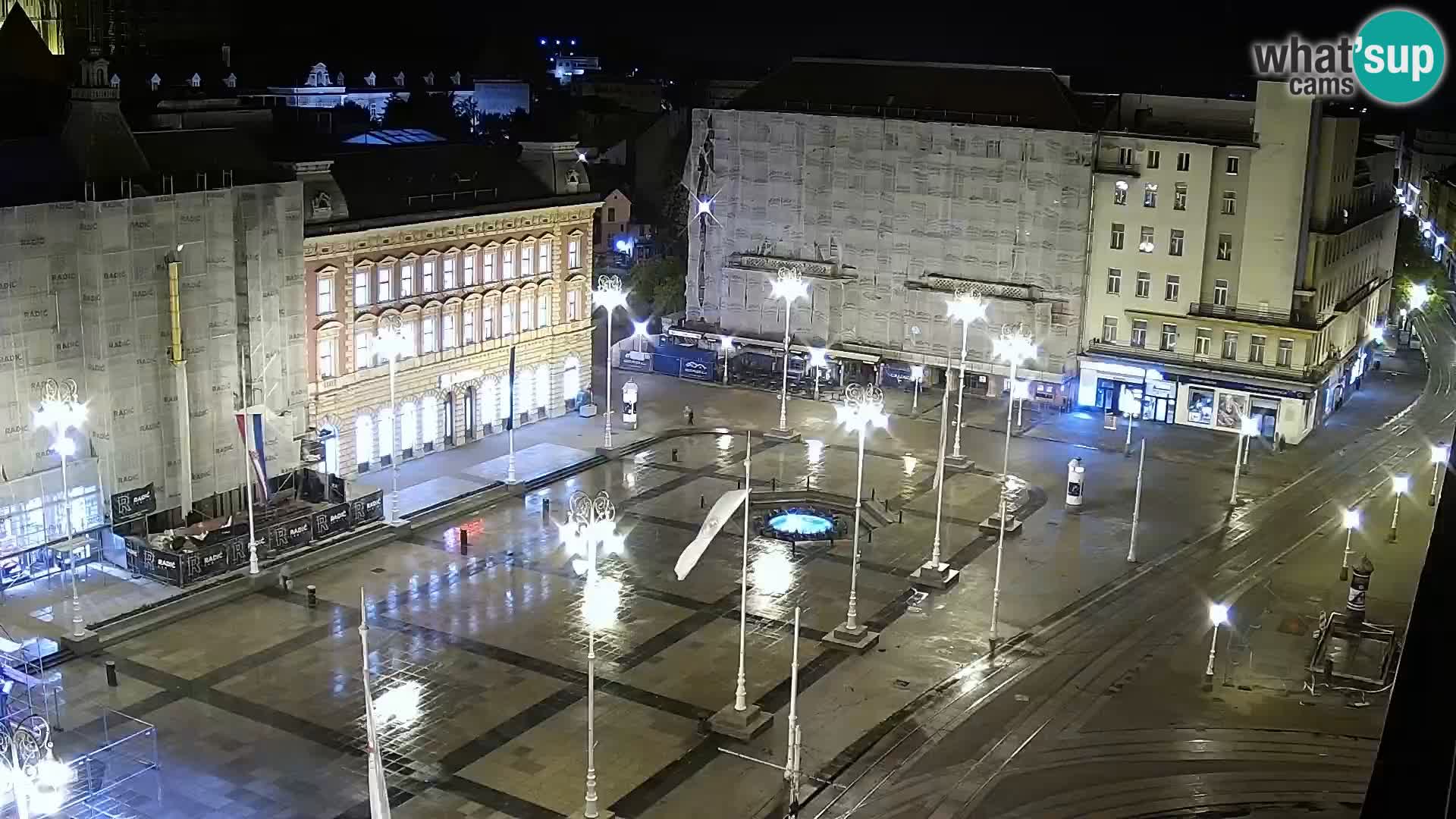 LIVE Webcam Zagreb Hotel Dubrovnik | Ban Jelačić square