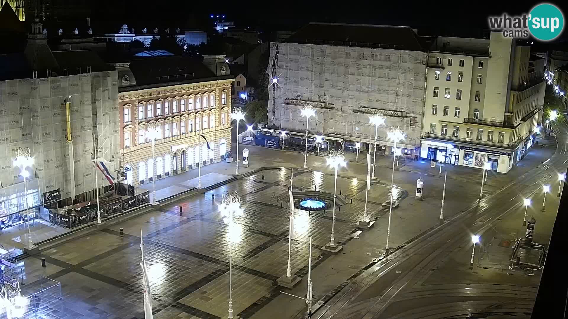Plaza Ban Jelačić camera en vivo Zagreb – Hotel Dubrovnik