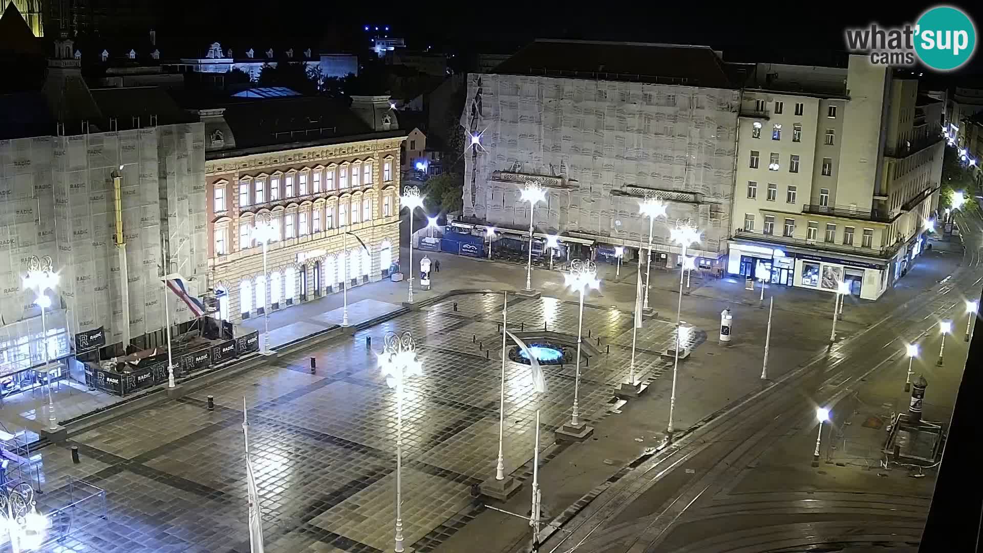 Plaza Ban Jelačić camera en vivo Zagreb – Hotel Dubrovnik