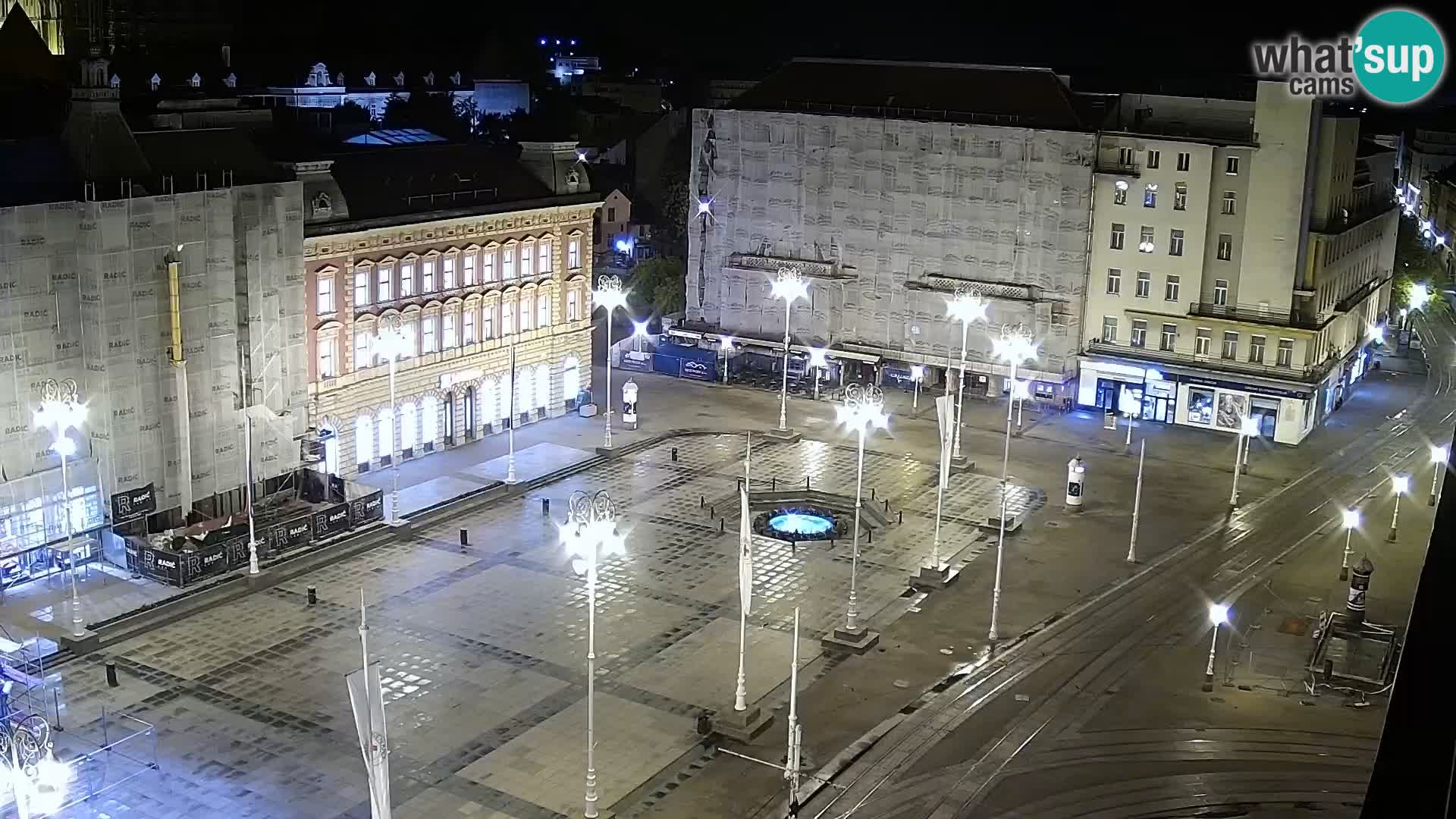 Plaza Ban Jelačić camera en vivo Zagreb – Hotel Dubrovnik