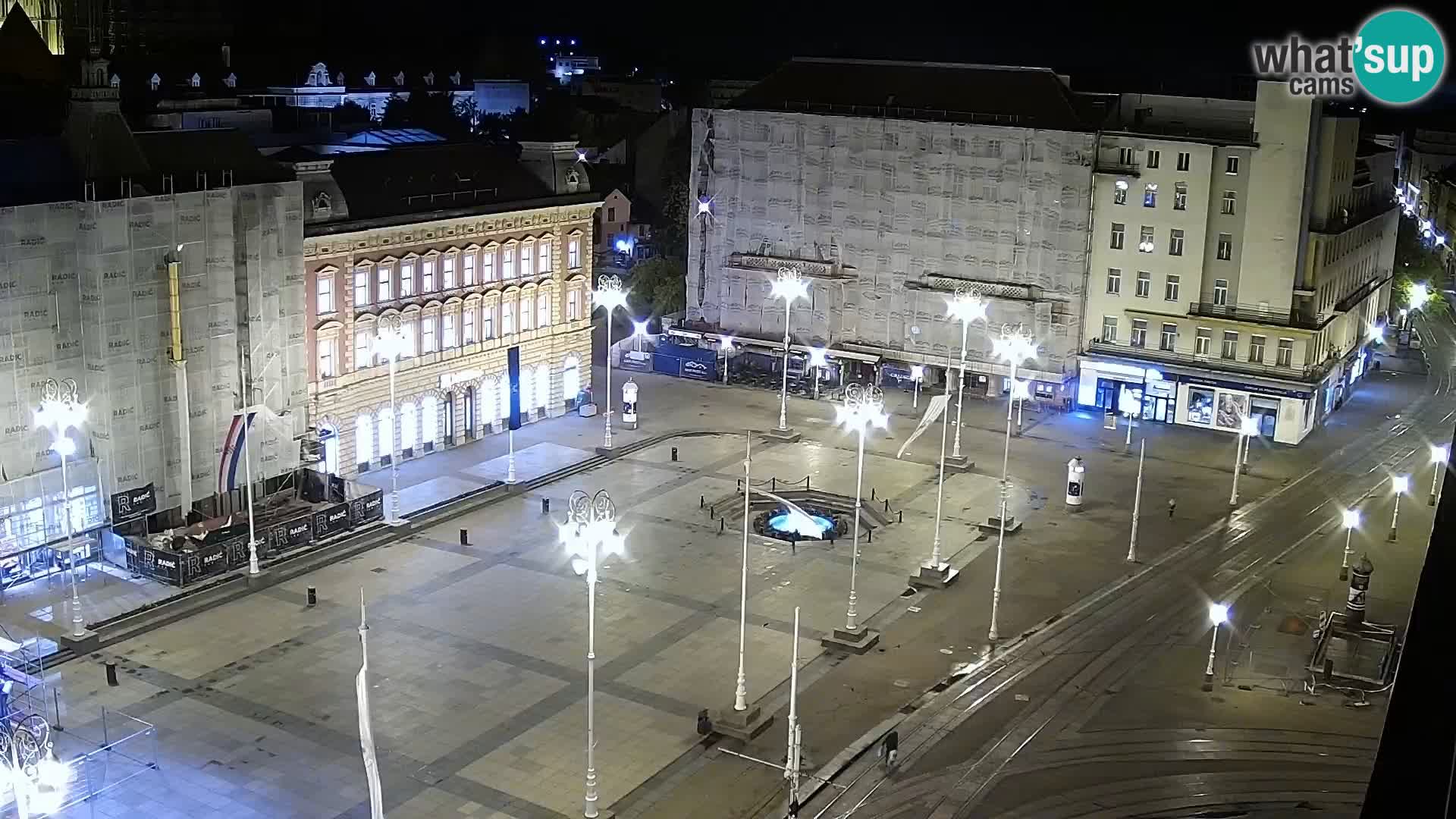 Plaza Ban Jelačić camera en vivo Zagreb – Hotel Dubrovnik