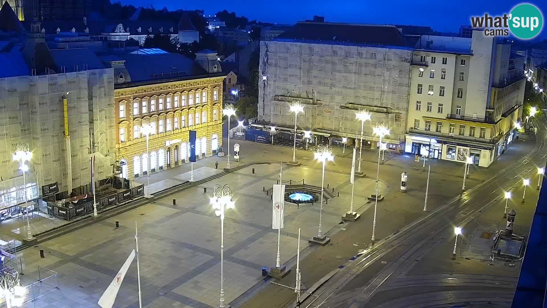 LIVE Webcam Zagreb Hotel Dubrovnik | Ban Jelačić square