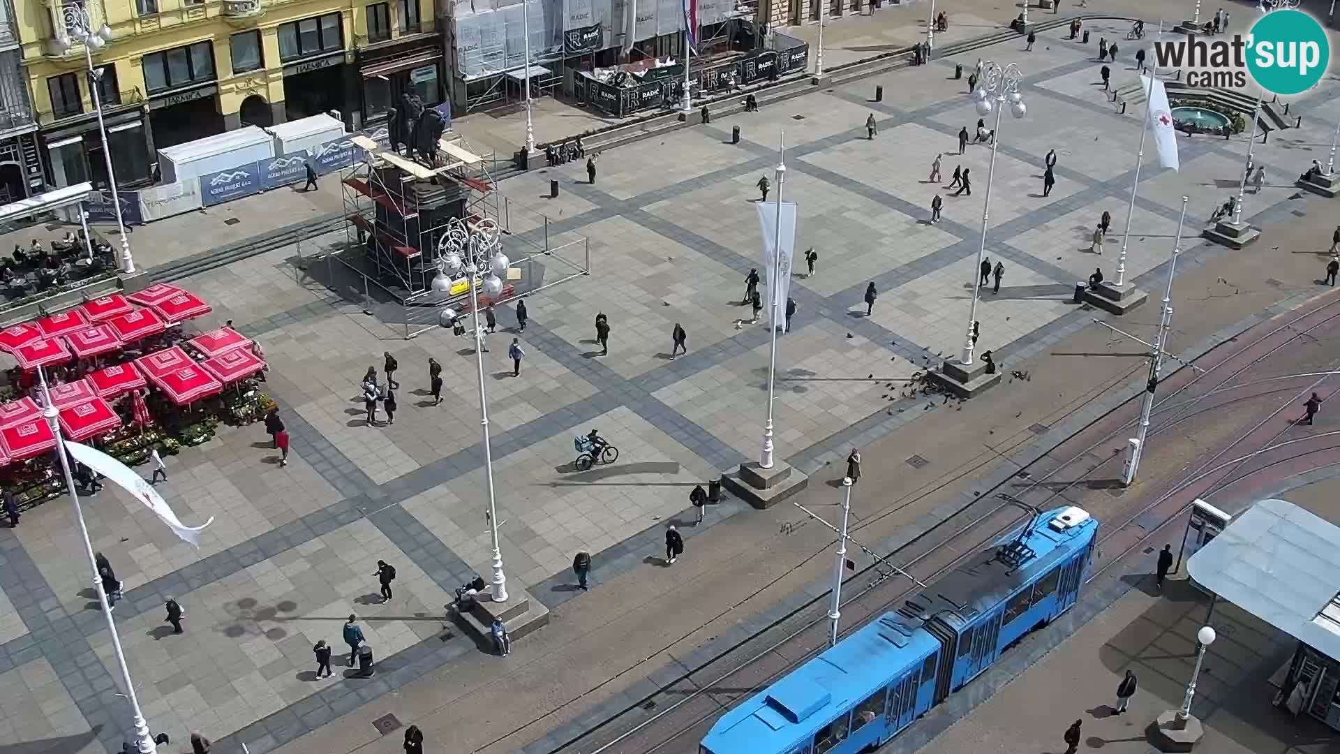 Kamera v živo Zagreb – Trg Bana Jelačića