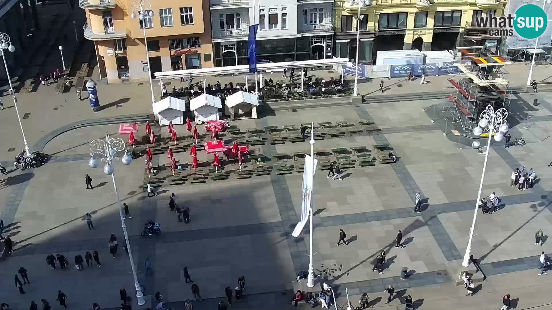 Piazza Ban Jelačić livecam Zagreb – Hotel Dubrovnik
