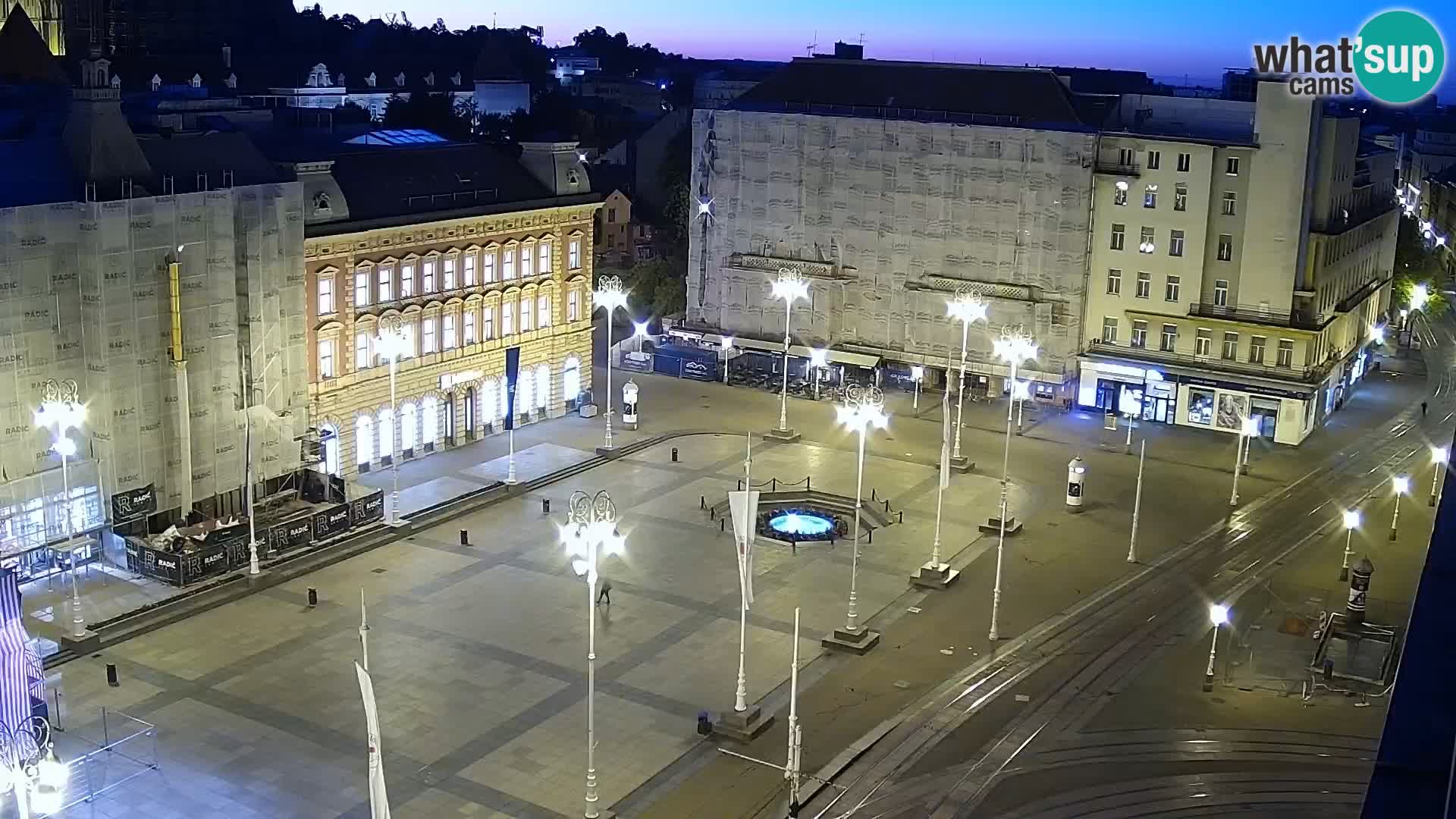 LIVE Webcam Zagreb Hotel Dubrovnik | Ban Jelačić square