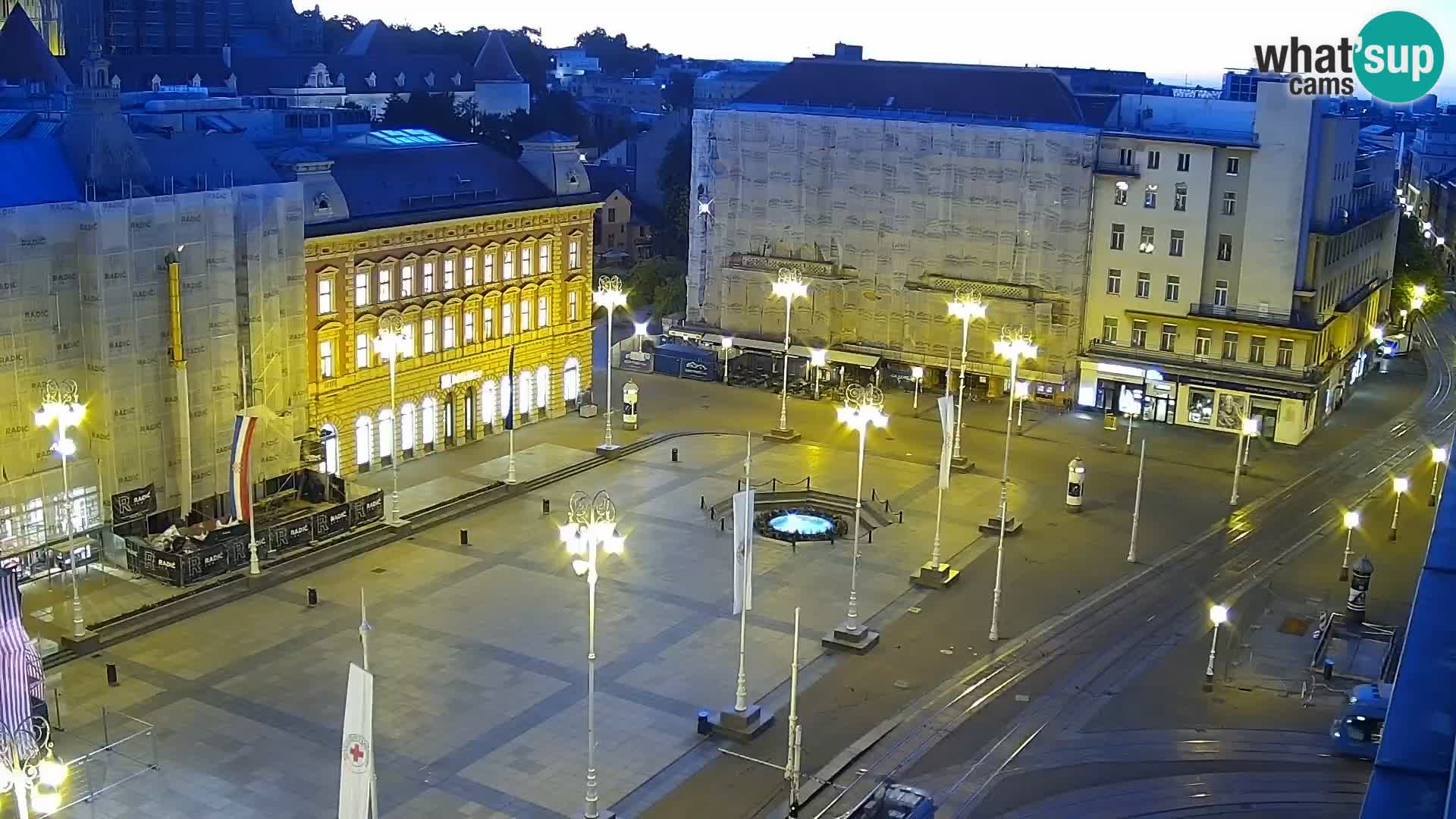 Trg Bana Jelačića web kamera Zagreb – Hotel Dubrovnik