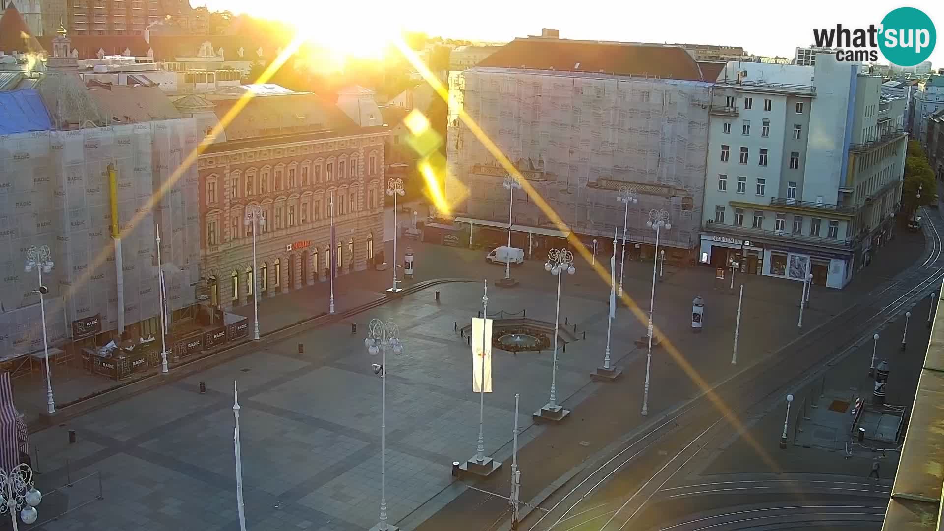 LIVE Webcam Zagreb Hotel Dubrovnik | Ban Jelačić square