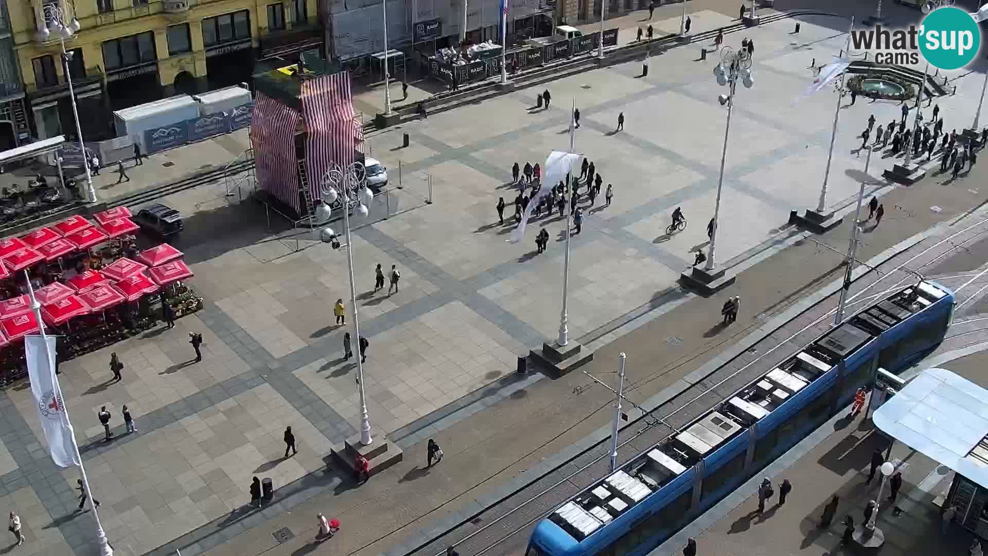 LIVE Webcam Zagreb Hotel Dubrovnik | Ban Jelačić square