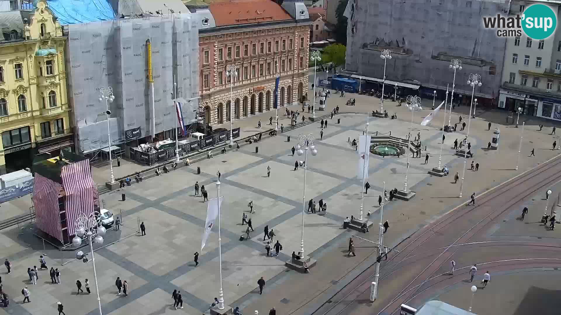 Ban Jelačić live cam Zagreb – Hotel Dubrovnik