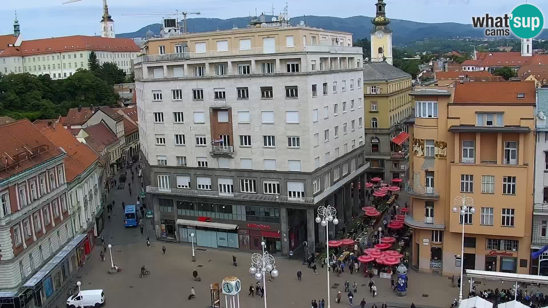Ban Jelačić live cam Zagreb – Hotel Dubrovnik