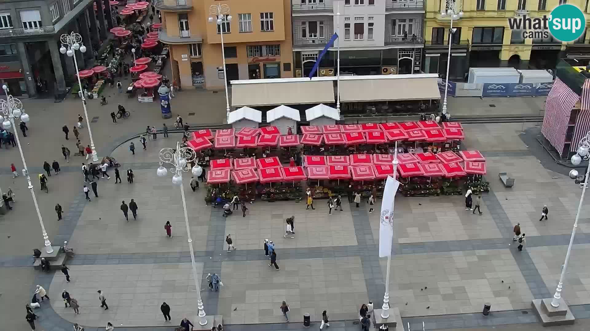 Piazza Ban Jelačić livecam Zagreb – Hotel Dubrovnik