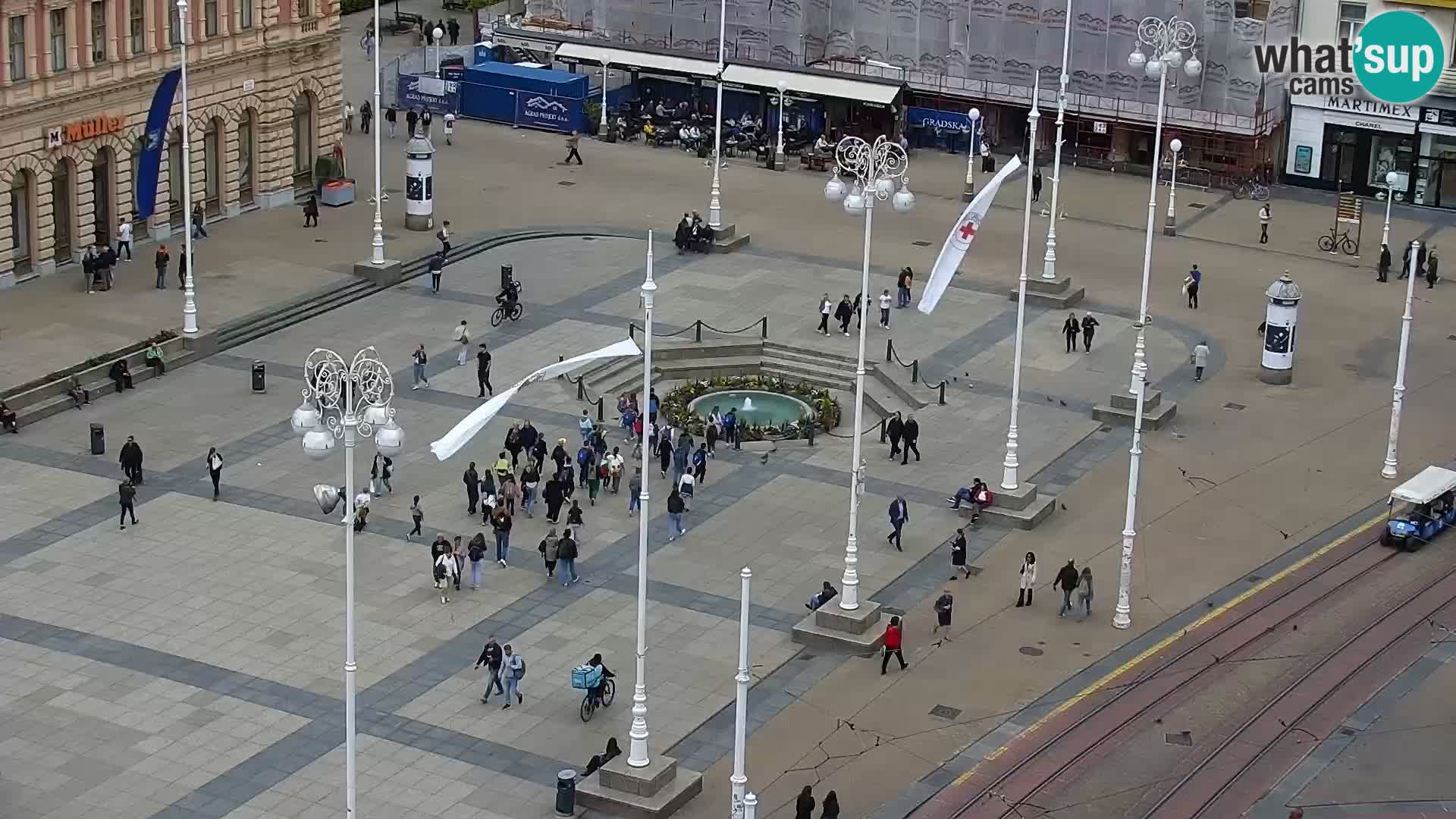 LIVE Webcam Zagreb Hotel Dubrovnik | Ban Jelačić square