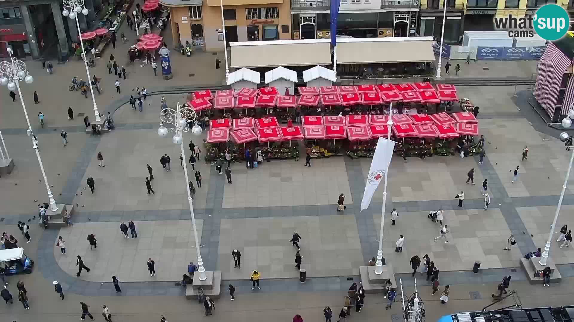 LIVE Webcam Zagreb Hotel Dubrovnik | Ban Jelačić square