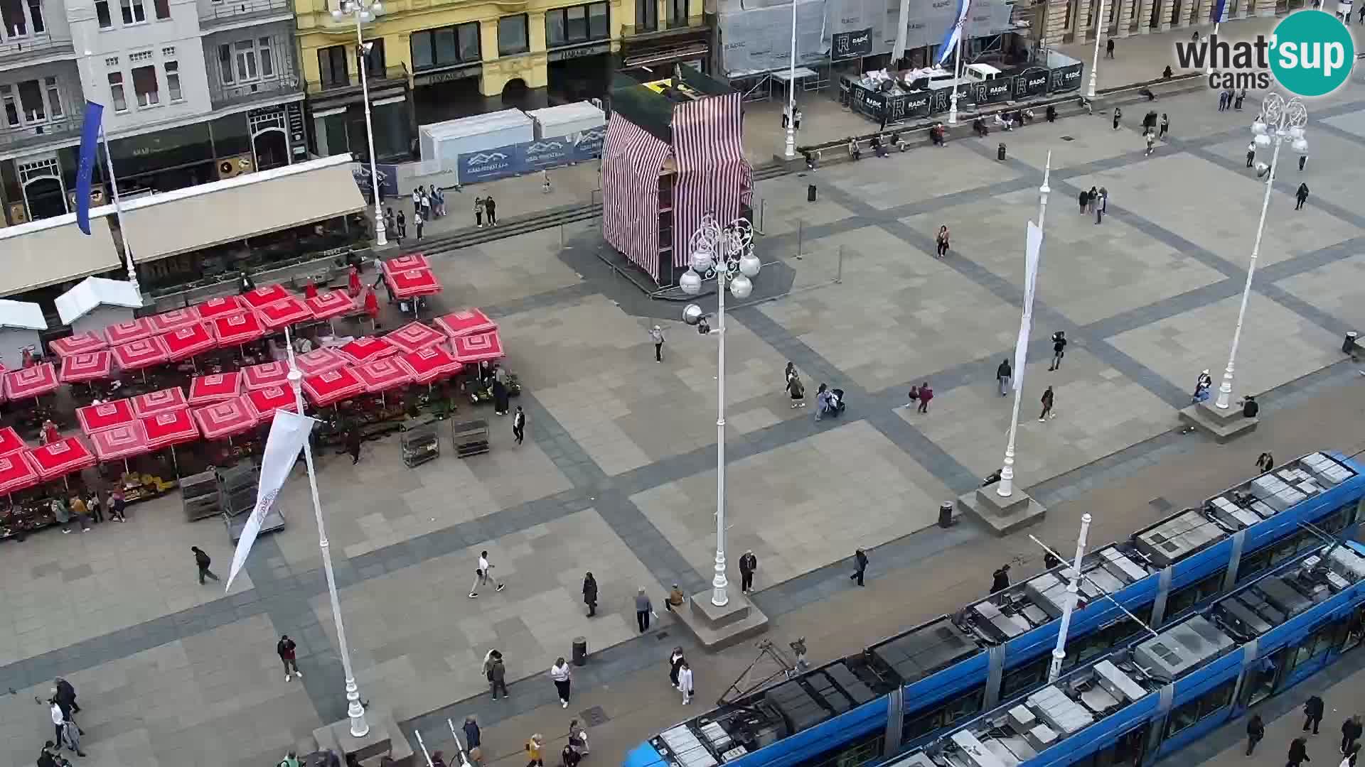 LIVE Webcam Zagreb Hotel Dubrovnik | Ban Jelačić square
