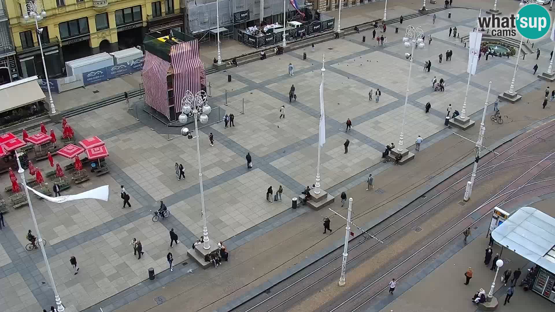 Plaza Ban Jelačić camera en vivo Zagreb – Hotel Dubrovnik