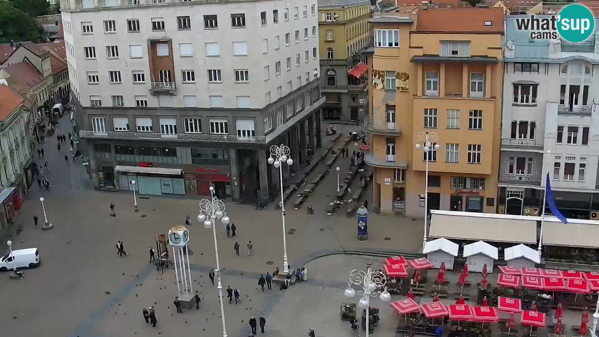 Ban Jelačić live cam Zagreb – Hotel Dubrovnik