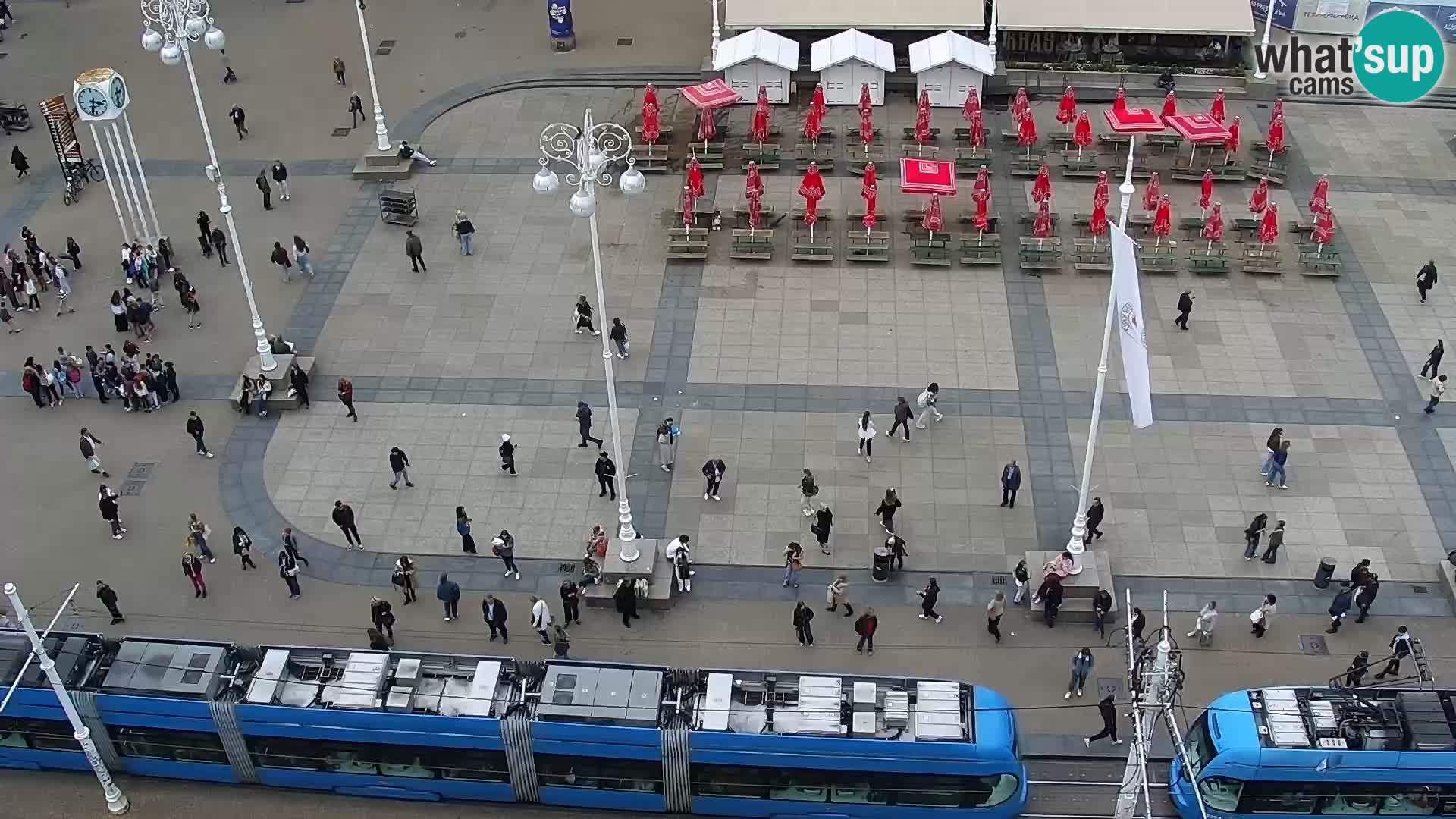 Ban Jelačić Platz  Live webcam Zagreb – Hotel Dubrovnik